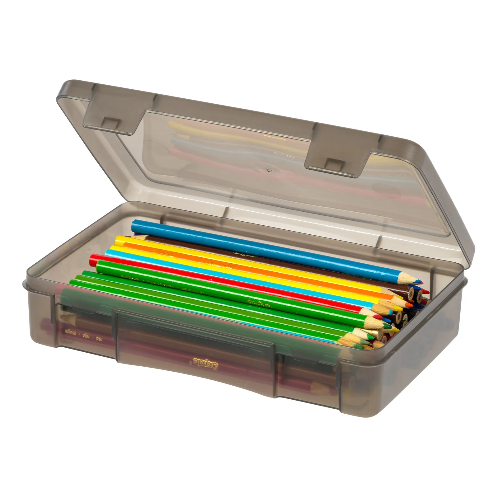 Small Pencil Case, Hobby Art Craft Supply Organizer,Gray, Set of 10 - Image 4