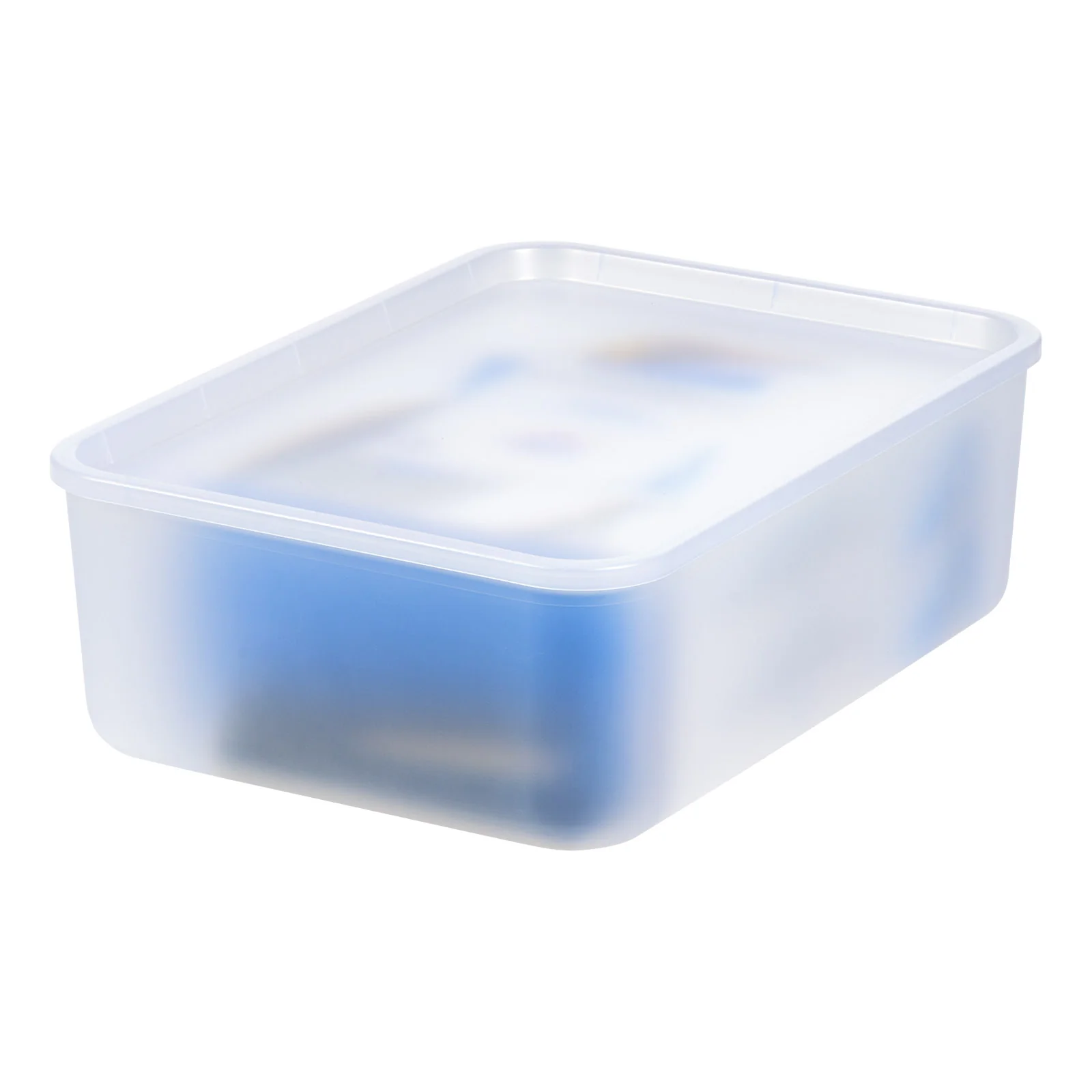 Small Plastic Modular Storage Basket with Lid 4 Pack - Image 6