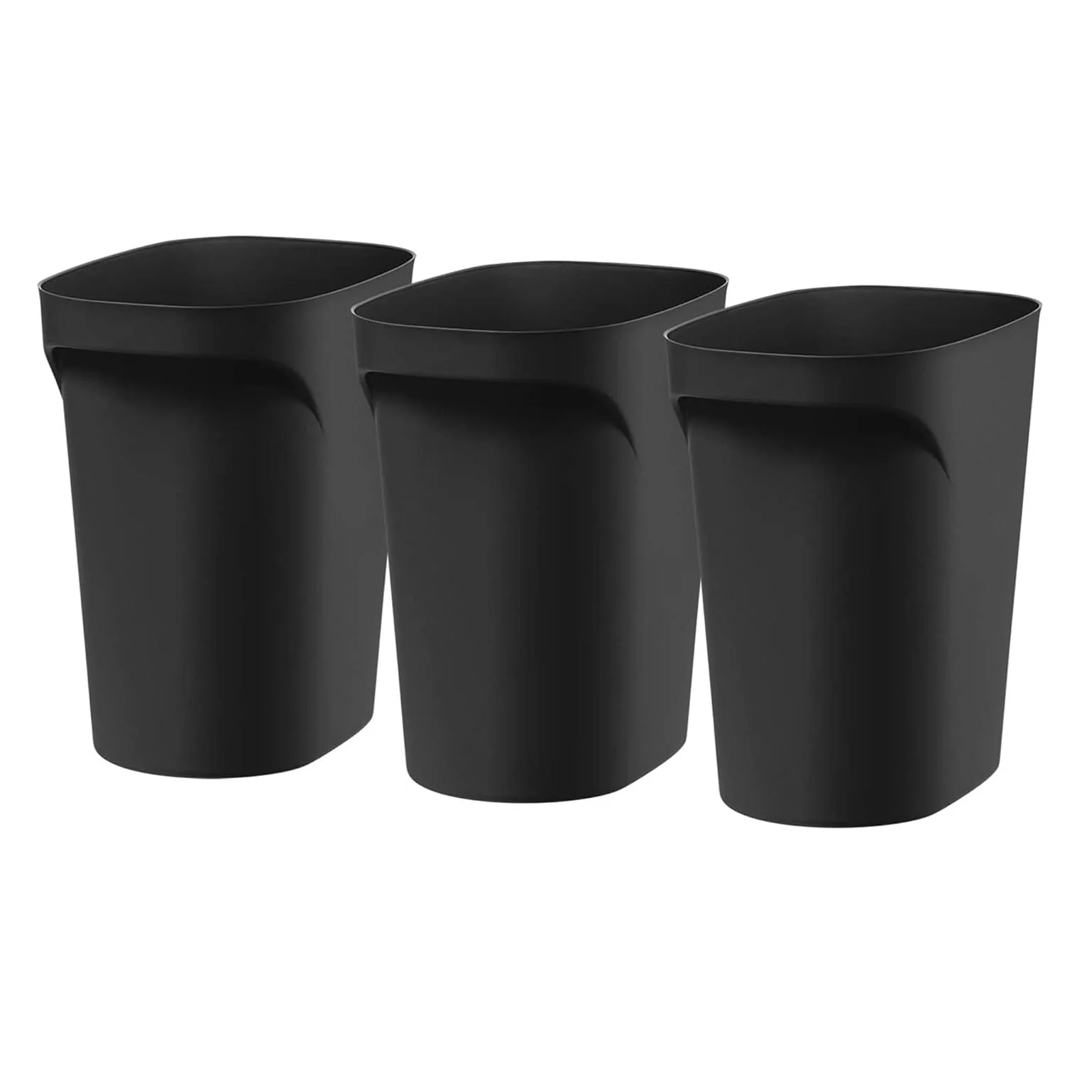 Small Trash Can Wastebasket with Handle, 6 Gallon / 24 Quart, 3-Pack - Eco Friendly - Image 10