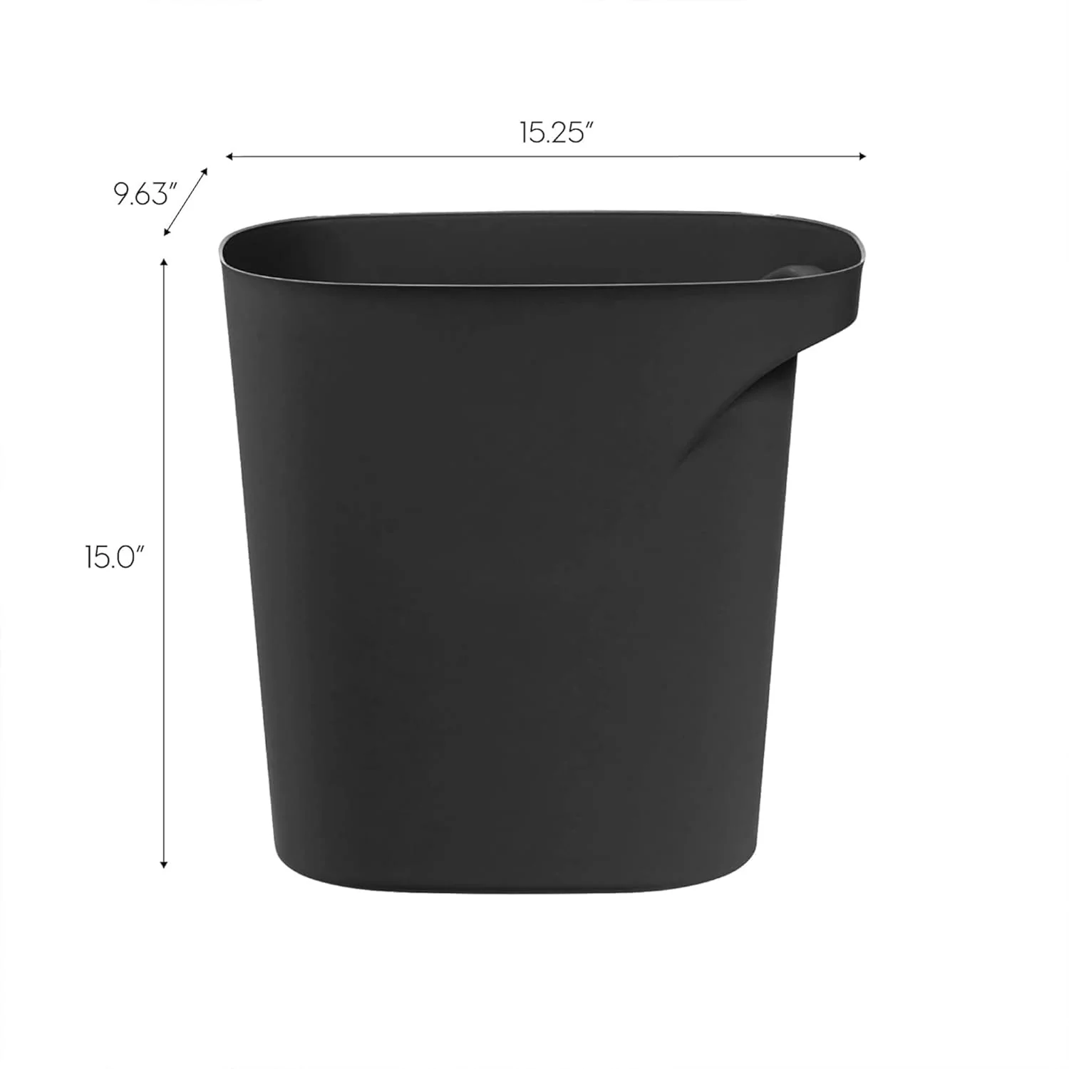 Small Trash Can Wastebasket with Handle, 6 Gallon / 24 Quart, 3-Pack - Eco Friendly - Image 11