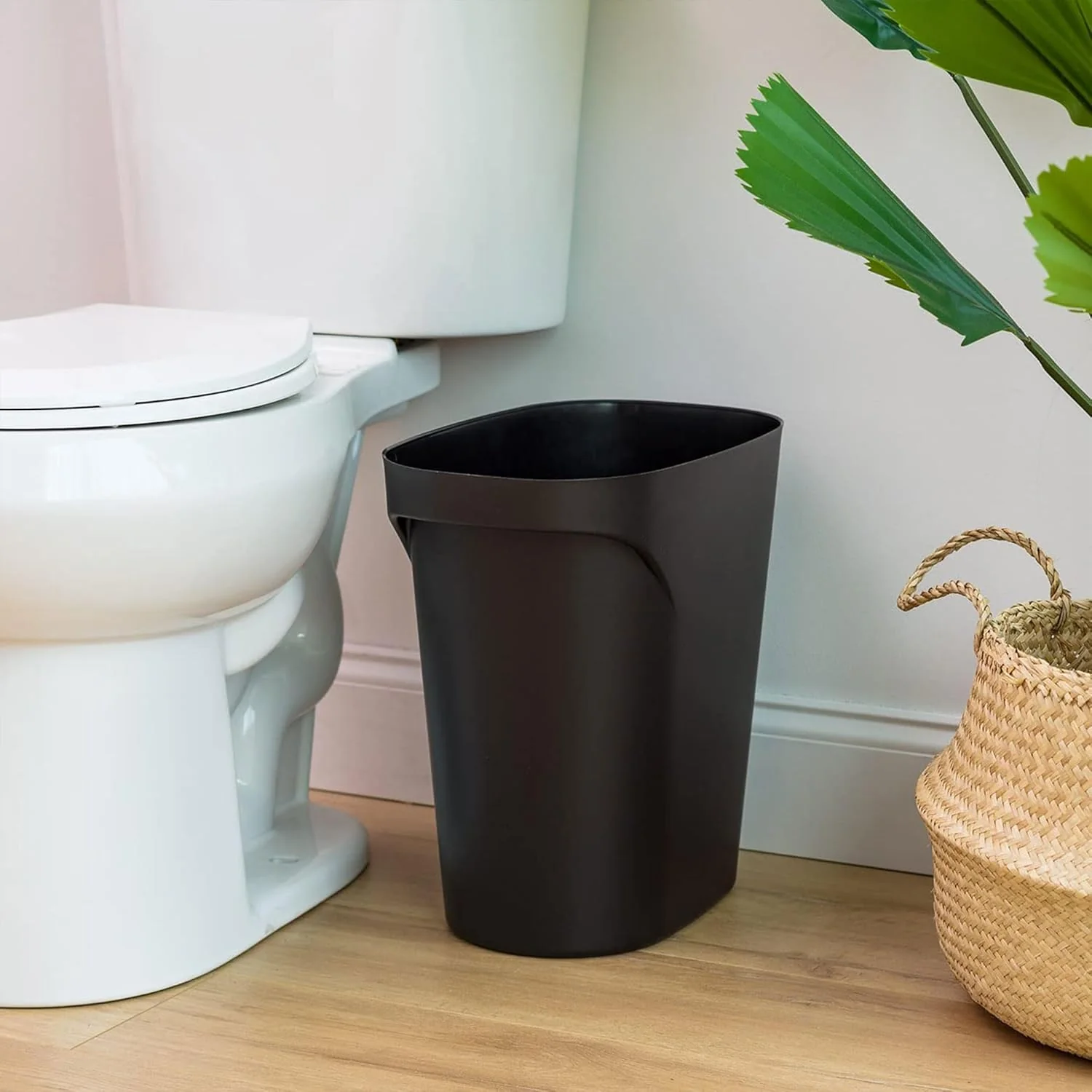 Small Trash Can Wastebasket with Handle, 6 Gallon / 24 Quart, 3-Pack - Eco Friendly - Image 12