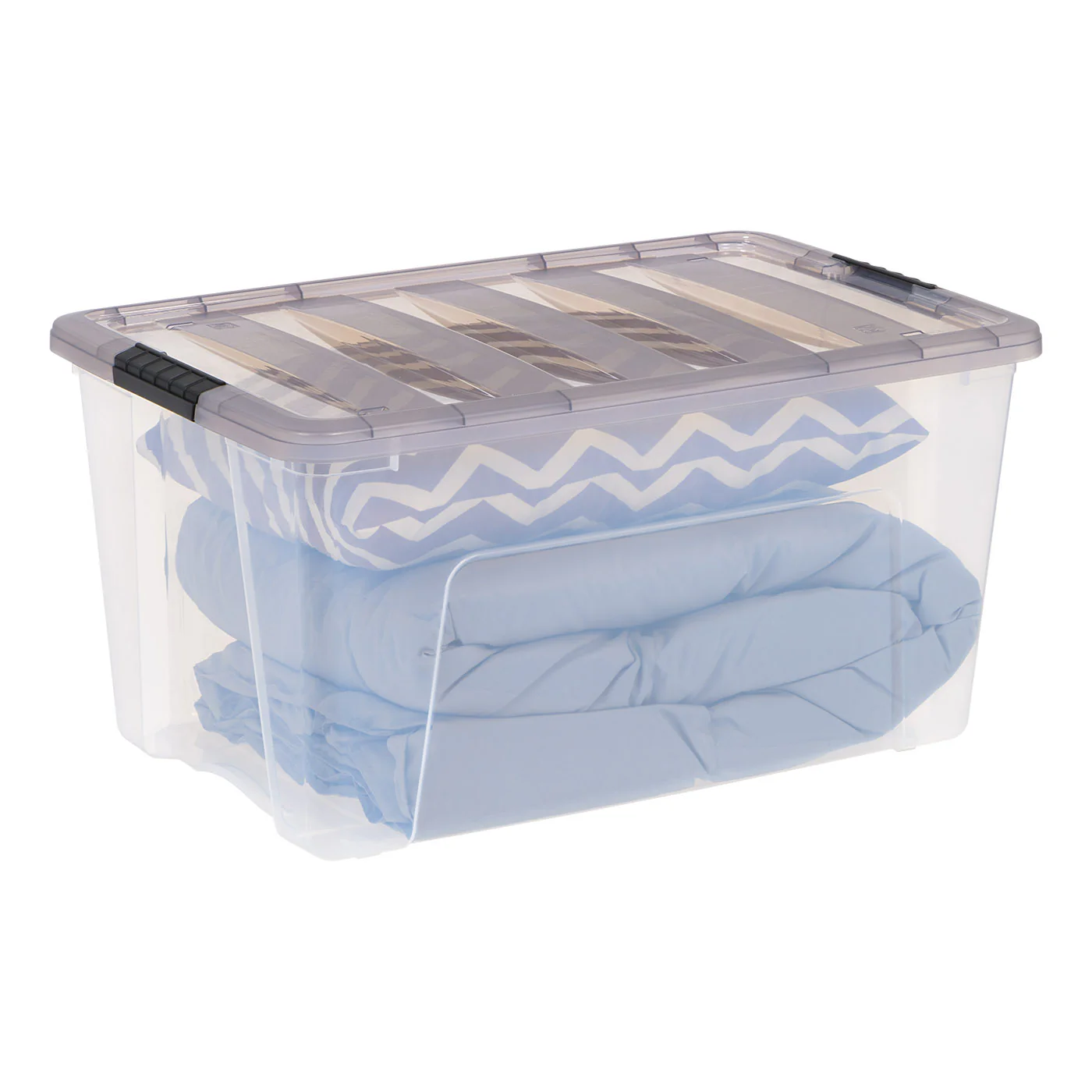 Stack & Pull® Clear storage Box 3 Pack - 18 gal. (72 qt.) - Image 3