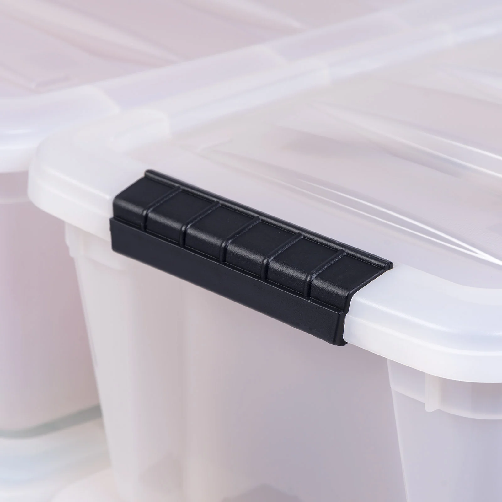 Stack & Pull® Storage Box - 12 QT, 4 Pack, Pearl - Image 3