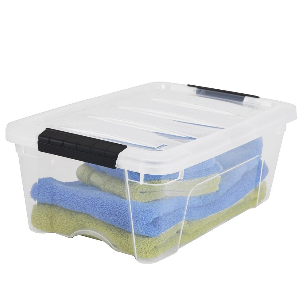 Stack & Pull® Storage Box - 12 QT, Clear - Image 12