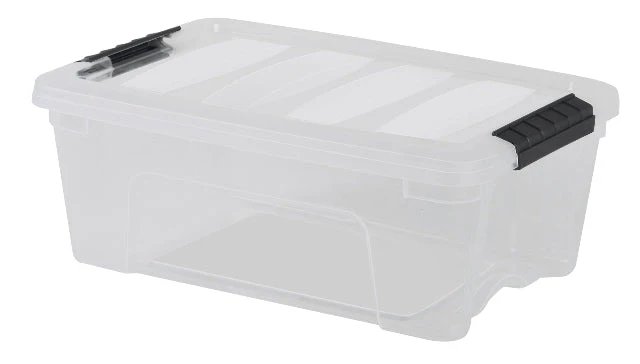 Stack & Pull® Storage Box - 12 QT, Clear - Image 3