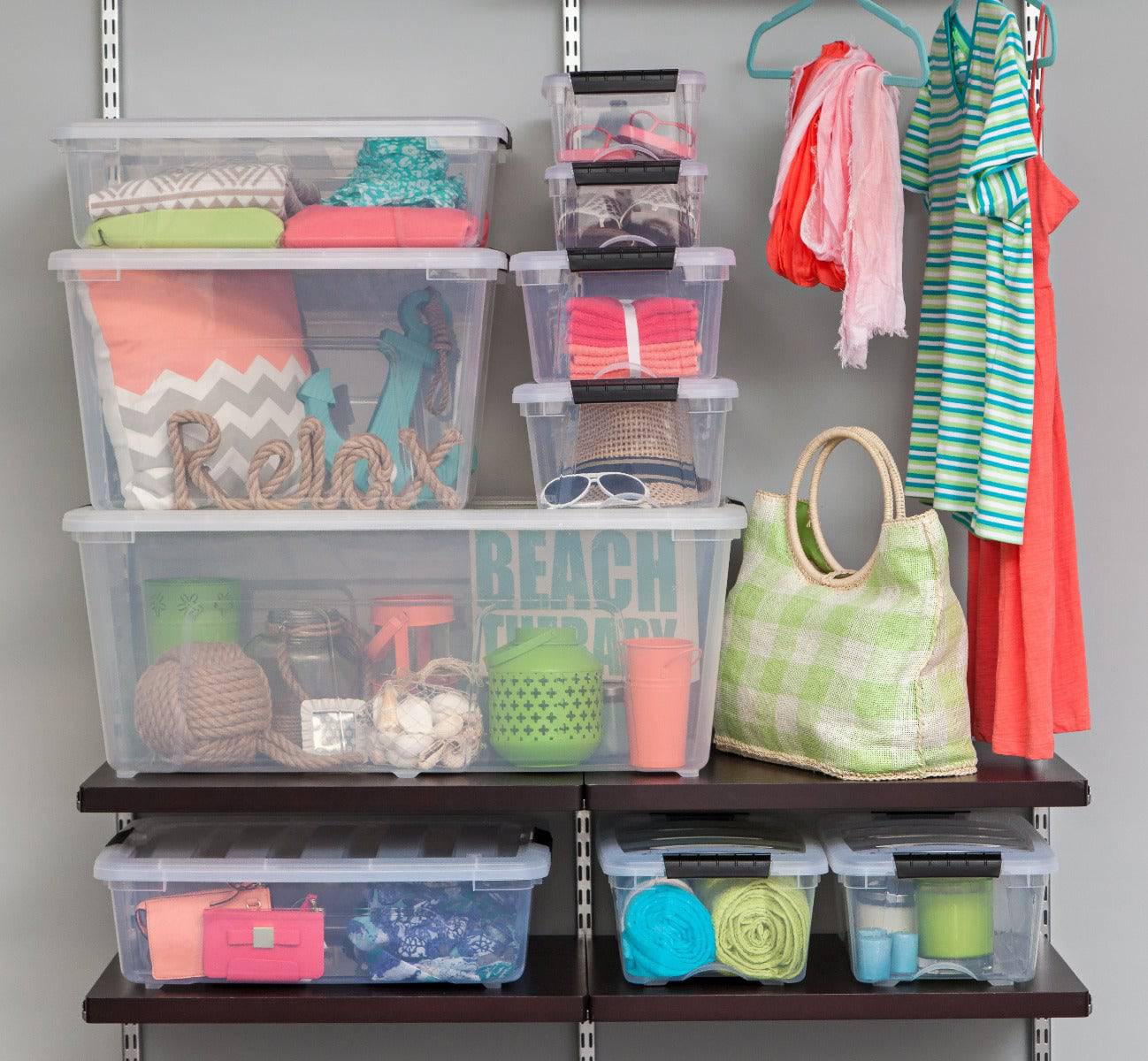 Stack & Pull® Storage Box - 12 QT, Clear - Image 5