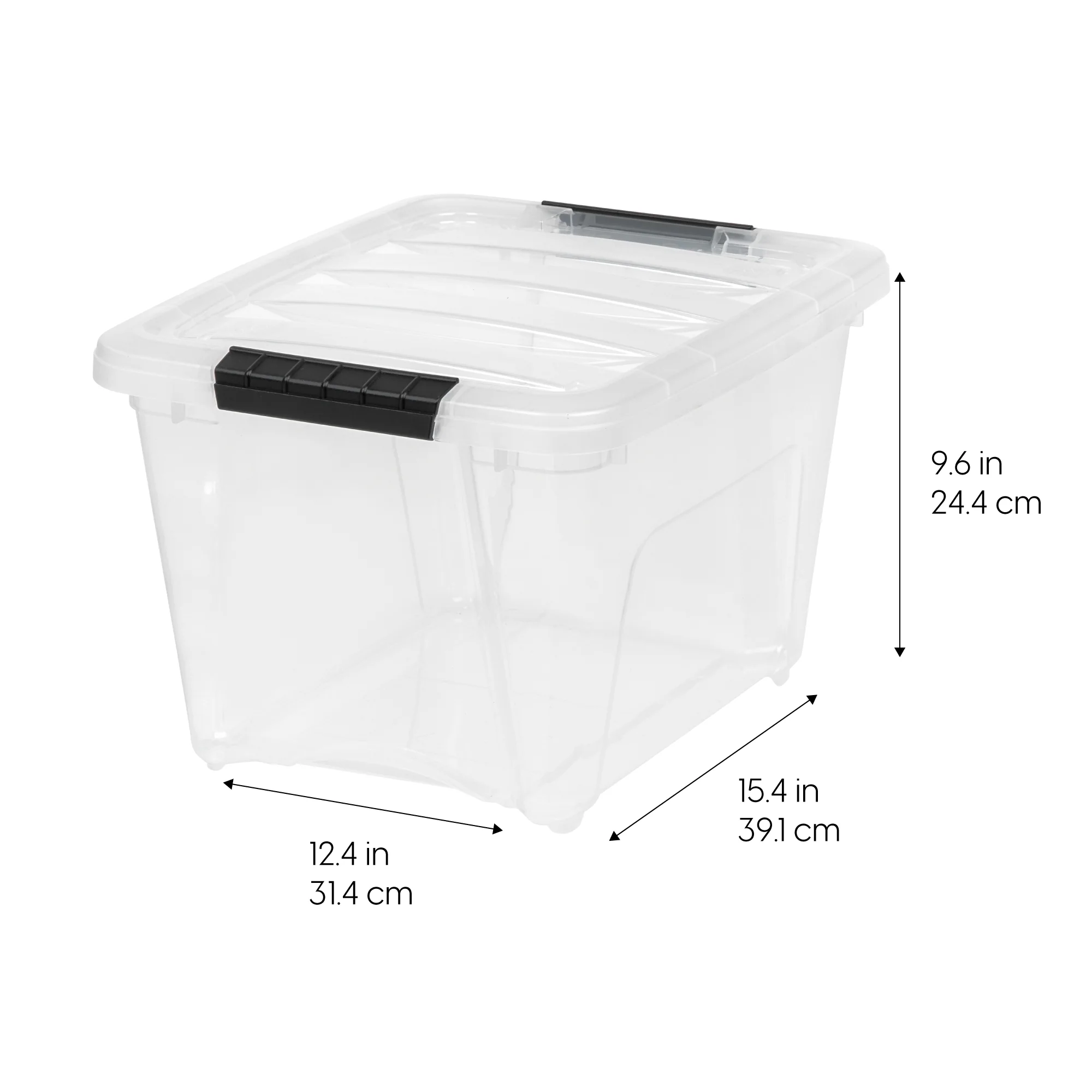 Stack & Pull® Storage Box - 19 QT 4 Pack - Image 3