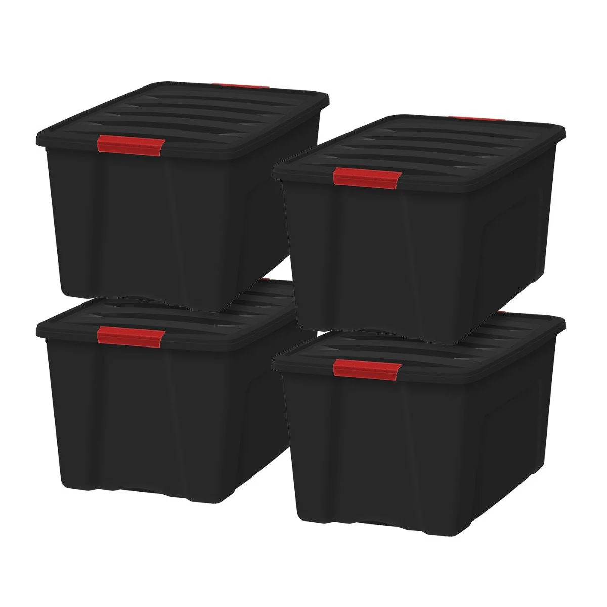 Stack & Pull® Storage Box 4 Pack  - 18 gal. (72 qt.) - Image 3