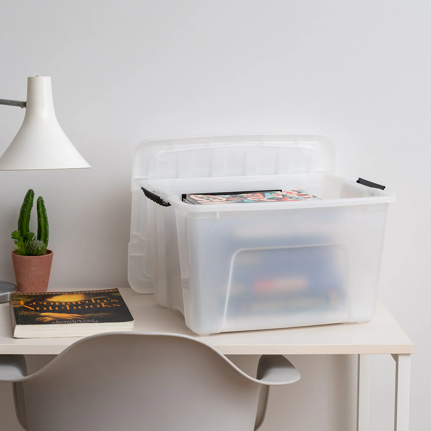 Stack & Pull® Storage Box - 40 QT 6 Pack - Image 2