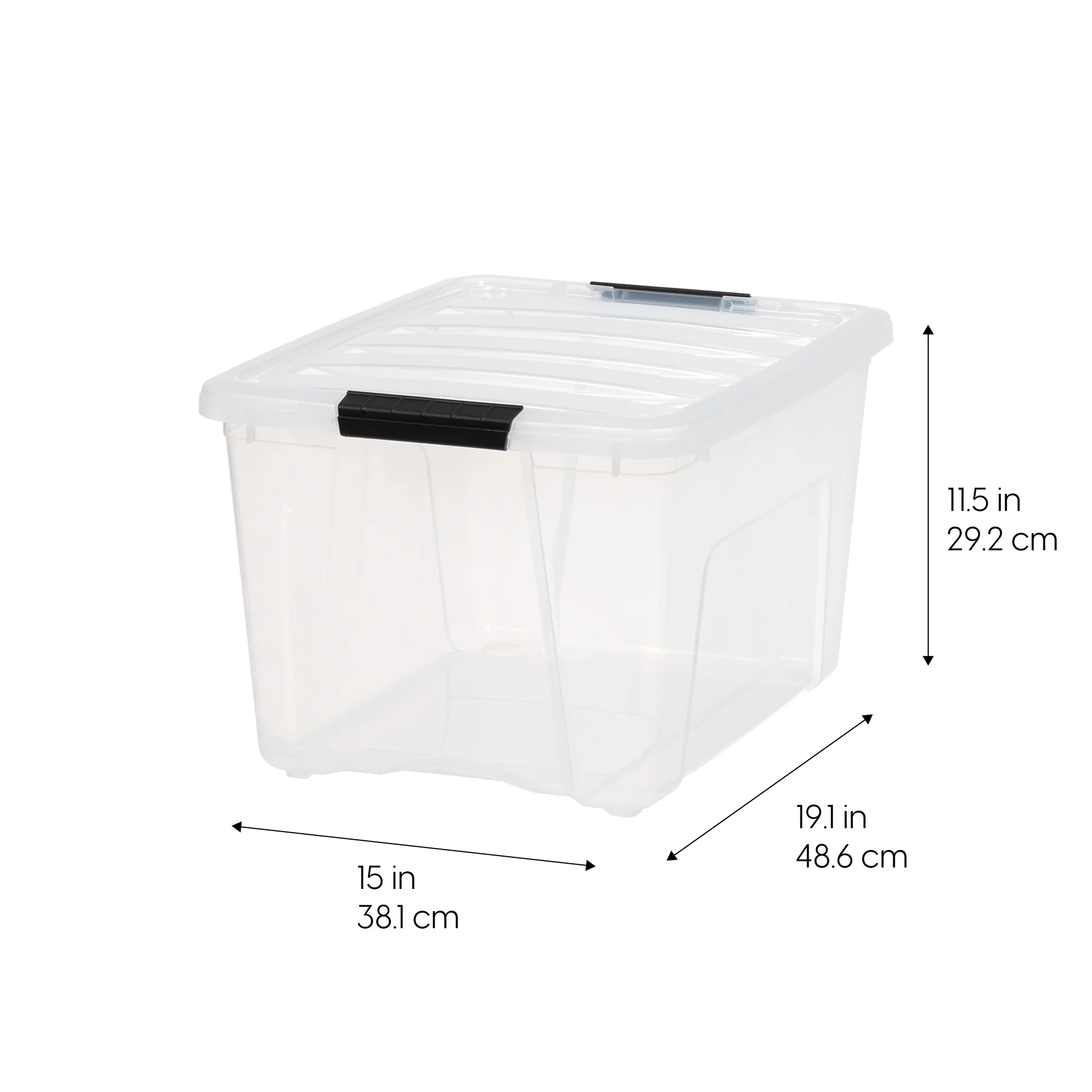 Stack & Pull® Storage Box - 40 QT 6 Pack - Image 3
