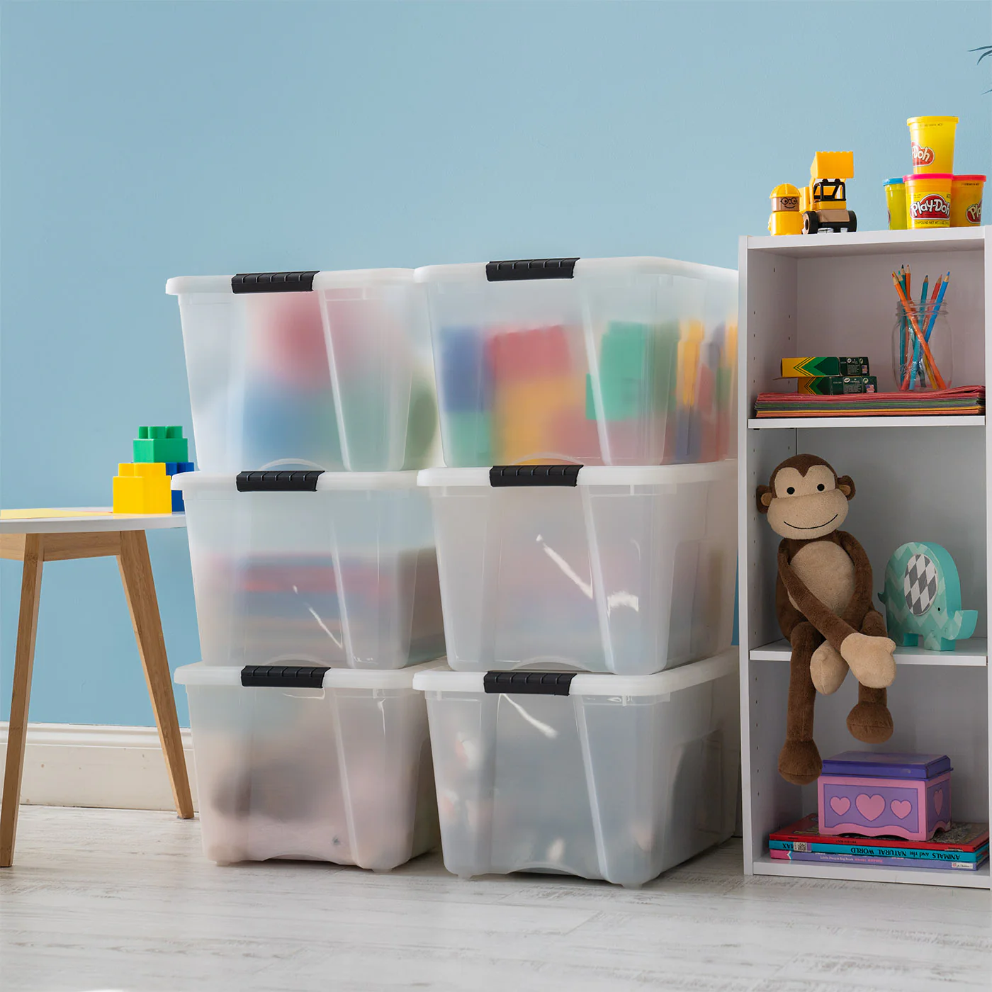 Stack & Pull® Storage Box - 40 QT 6 Pack - Image 6