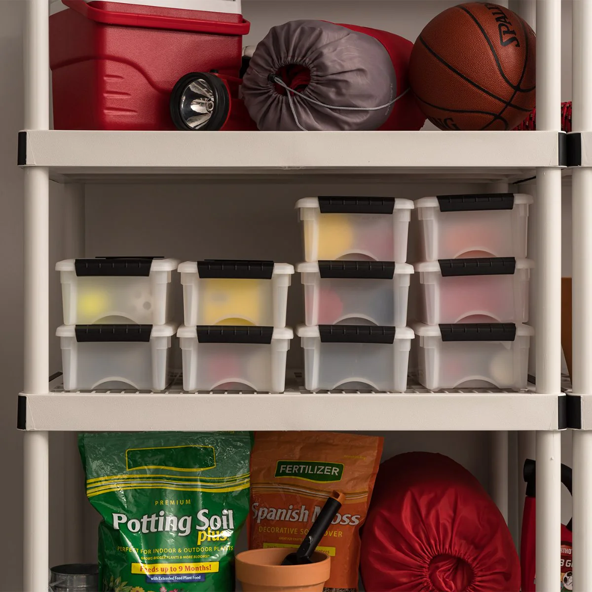 Stack & Pull® Storage Box - 5 QT,  10 Pack, Pearl - Image 5