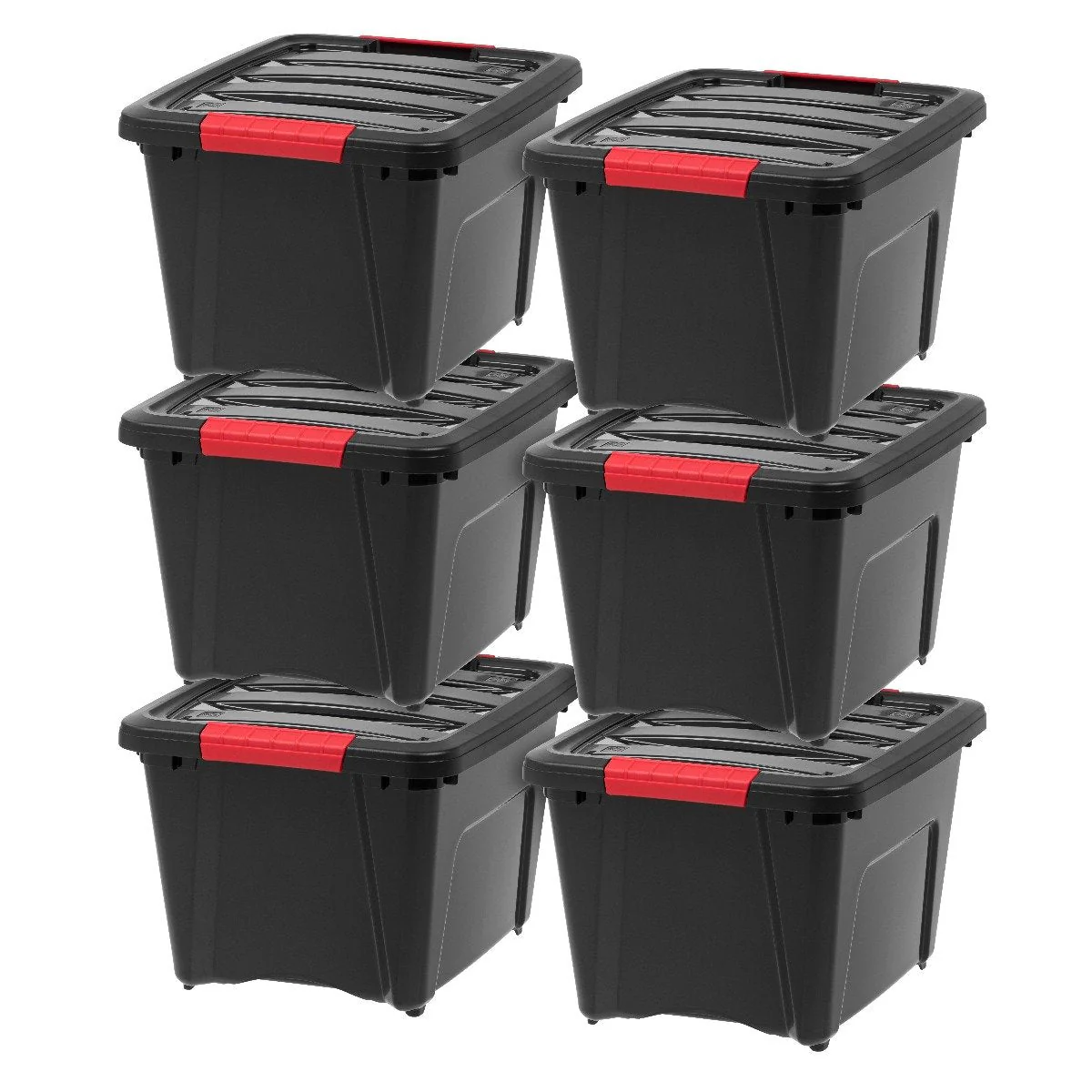 Stack & Pull® Storage Box 6 Pack - 19 QT - Image 3