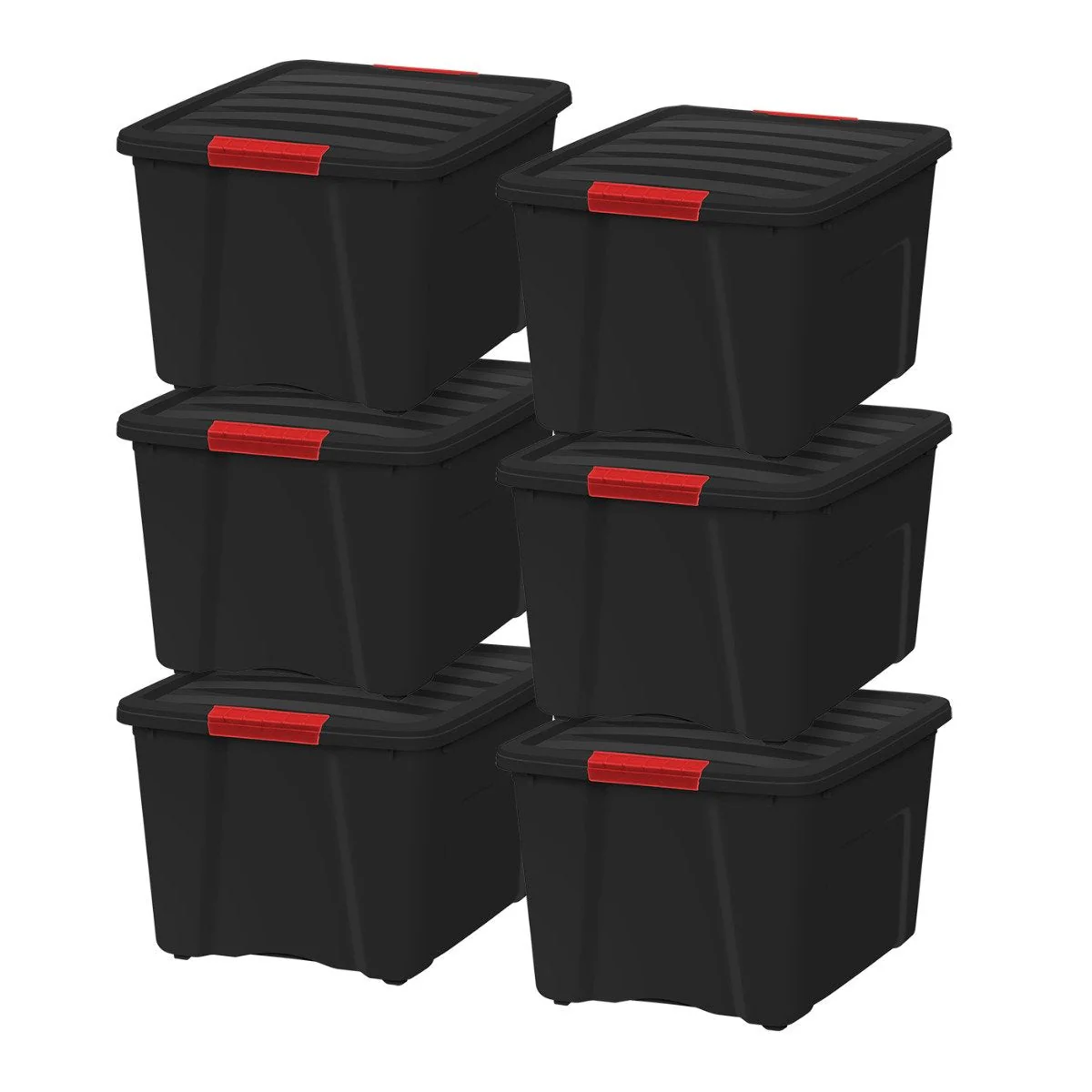 Stack & Pull® Storage Box 6 Pack- 40 QT - Image 2