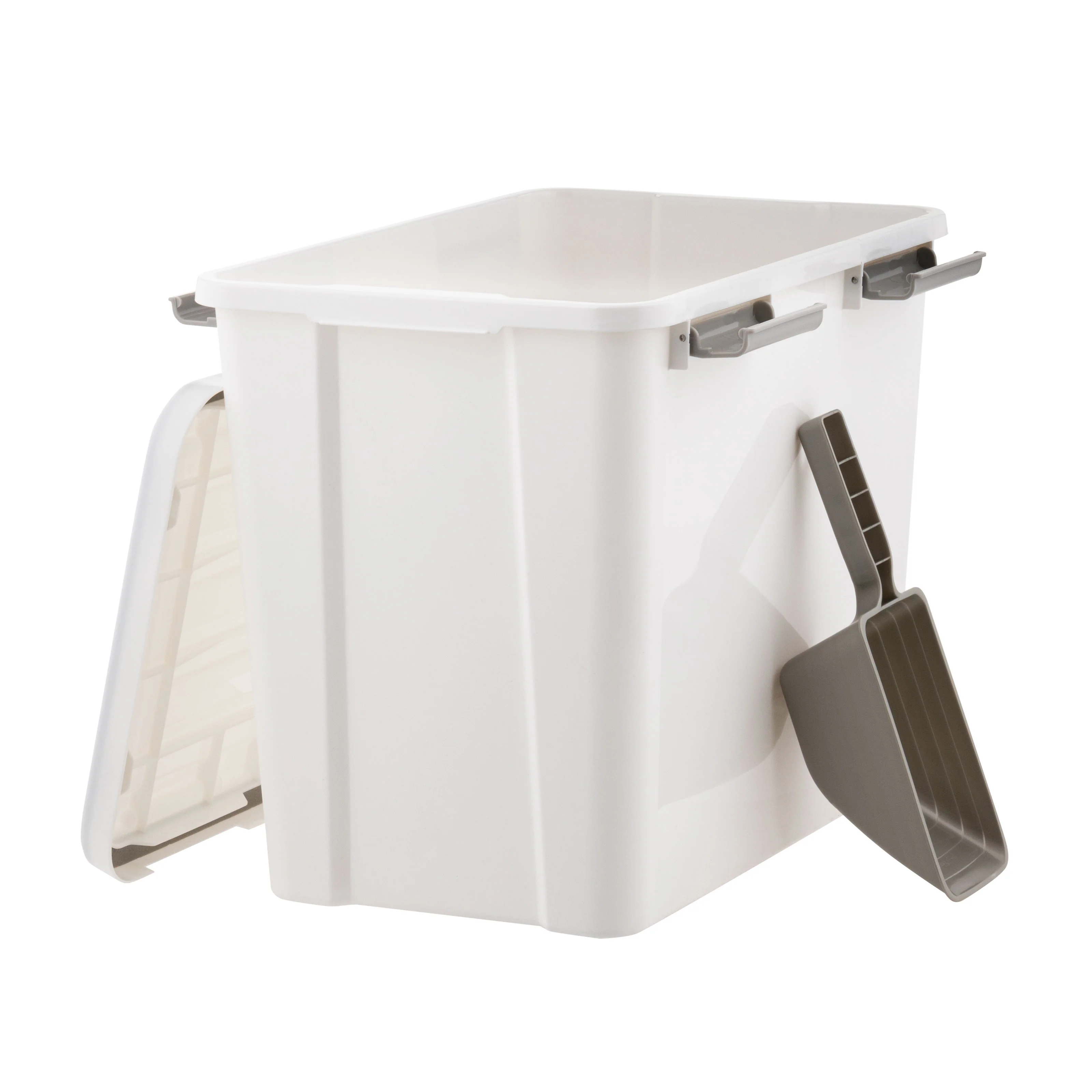 Stackable Dog Food Storage Container with 2 Cup Scoop, Fits up to 30 lbs - Image 9