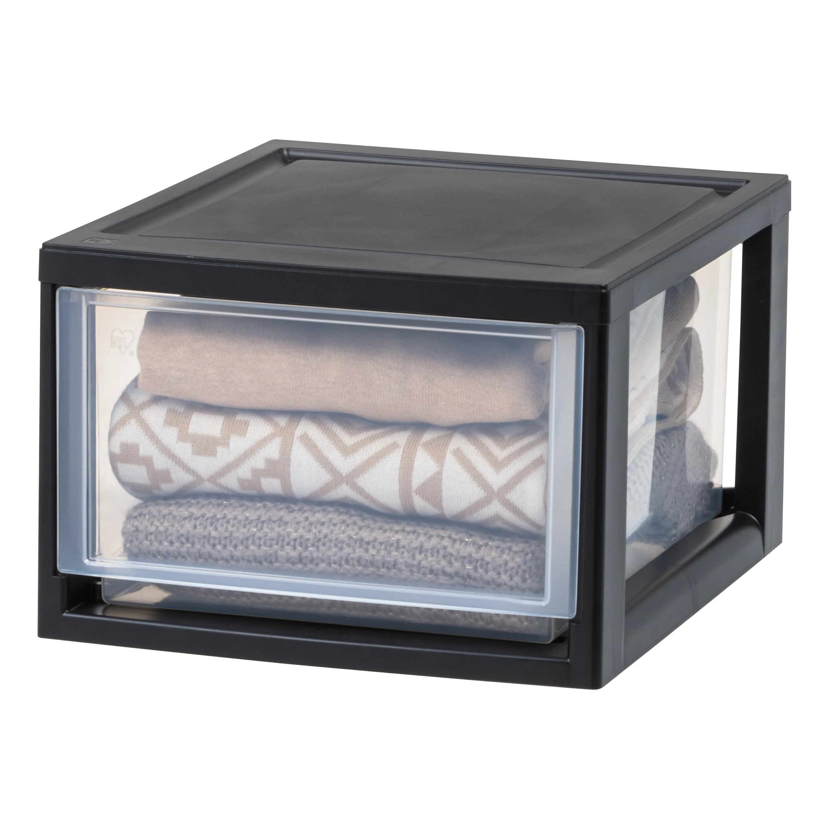 Stackable Plastic Storage-Drawer, 3-Drawer Organizer Unit - Image 2