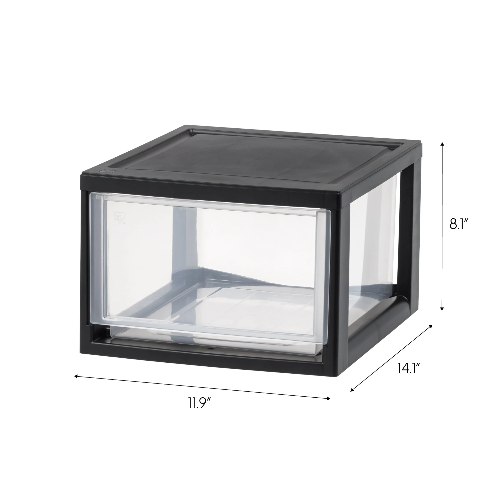 Stackable Plastic Storage-Drawer, 3-Drawer Organizer Unit - Image 3