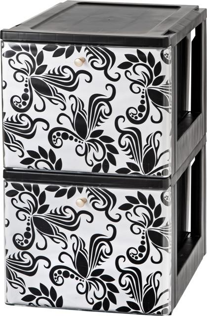 Stacking File Storage Drawer with Design - Image 5