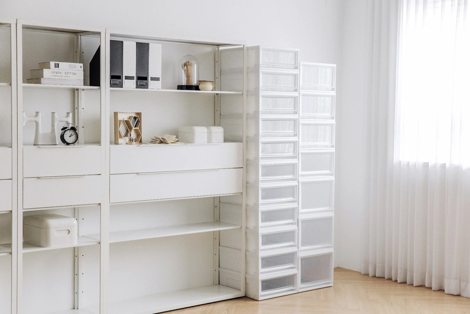 Stacking Storage with Drawer - 30.9 QT - Image 11