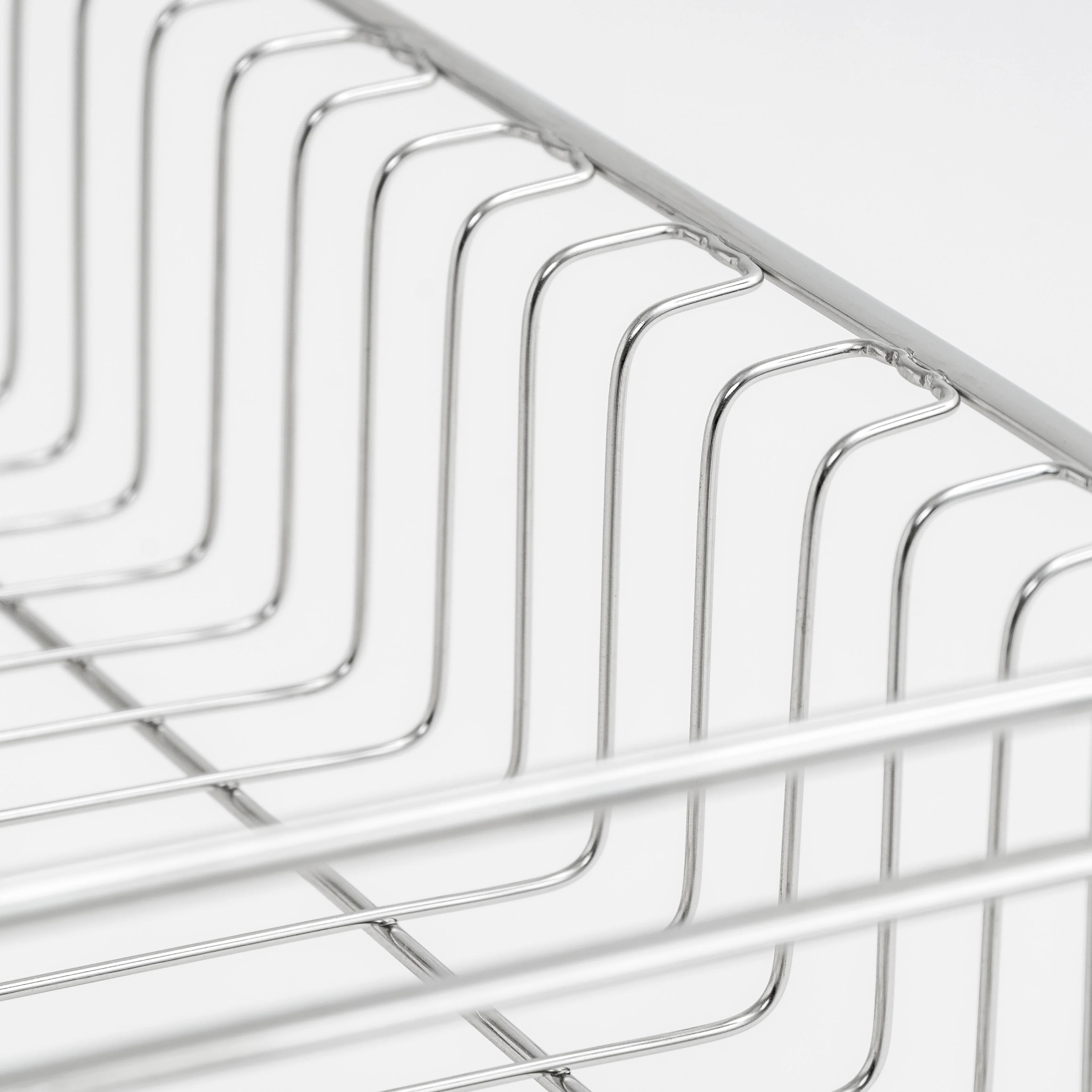 Stainless Steel 2-tier Slim-sized Dish Rack, Black - Image 5