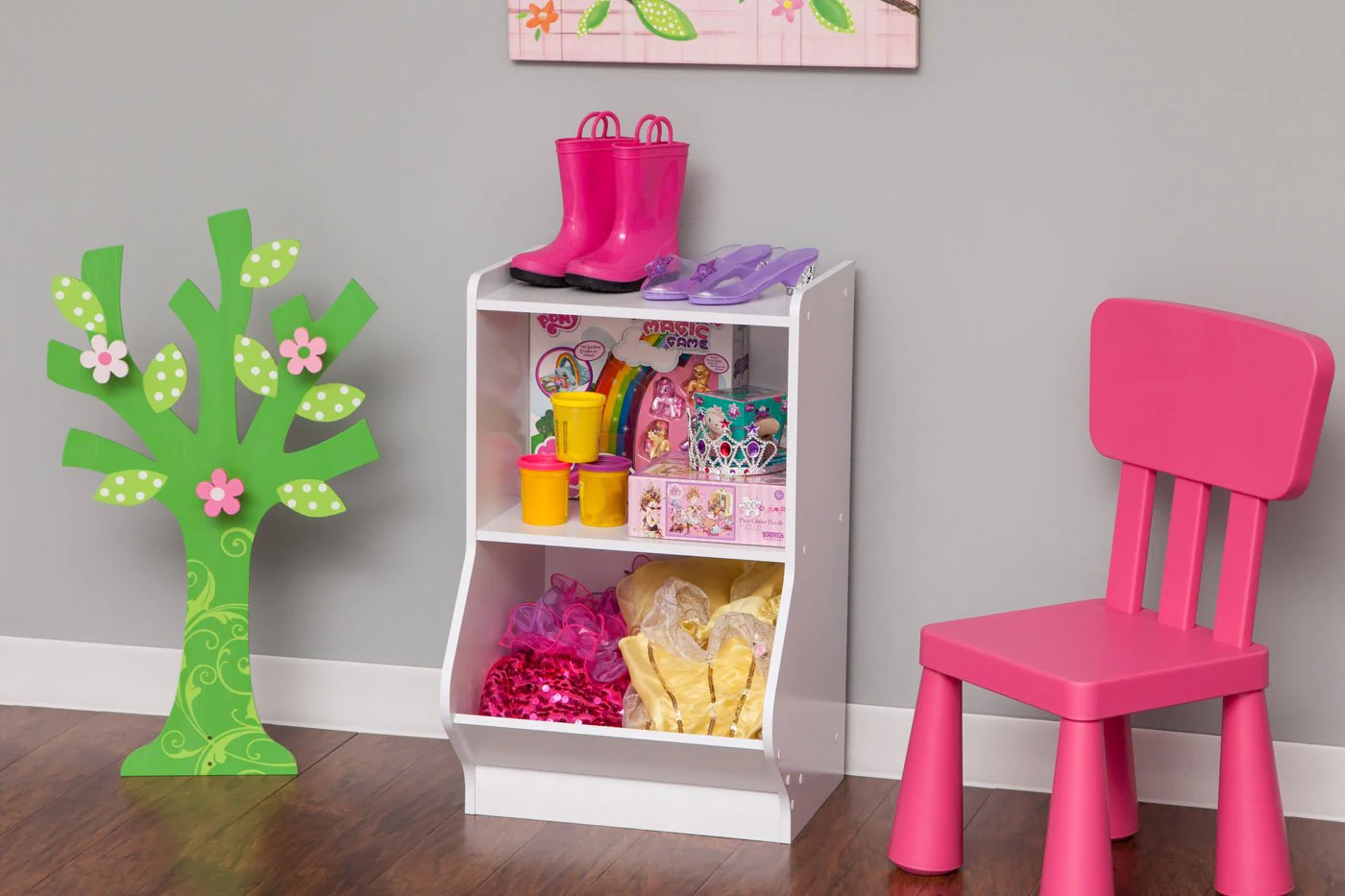 Storage and Organizer Shelf with Footboard - 2 Tier - Image 5