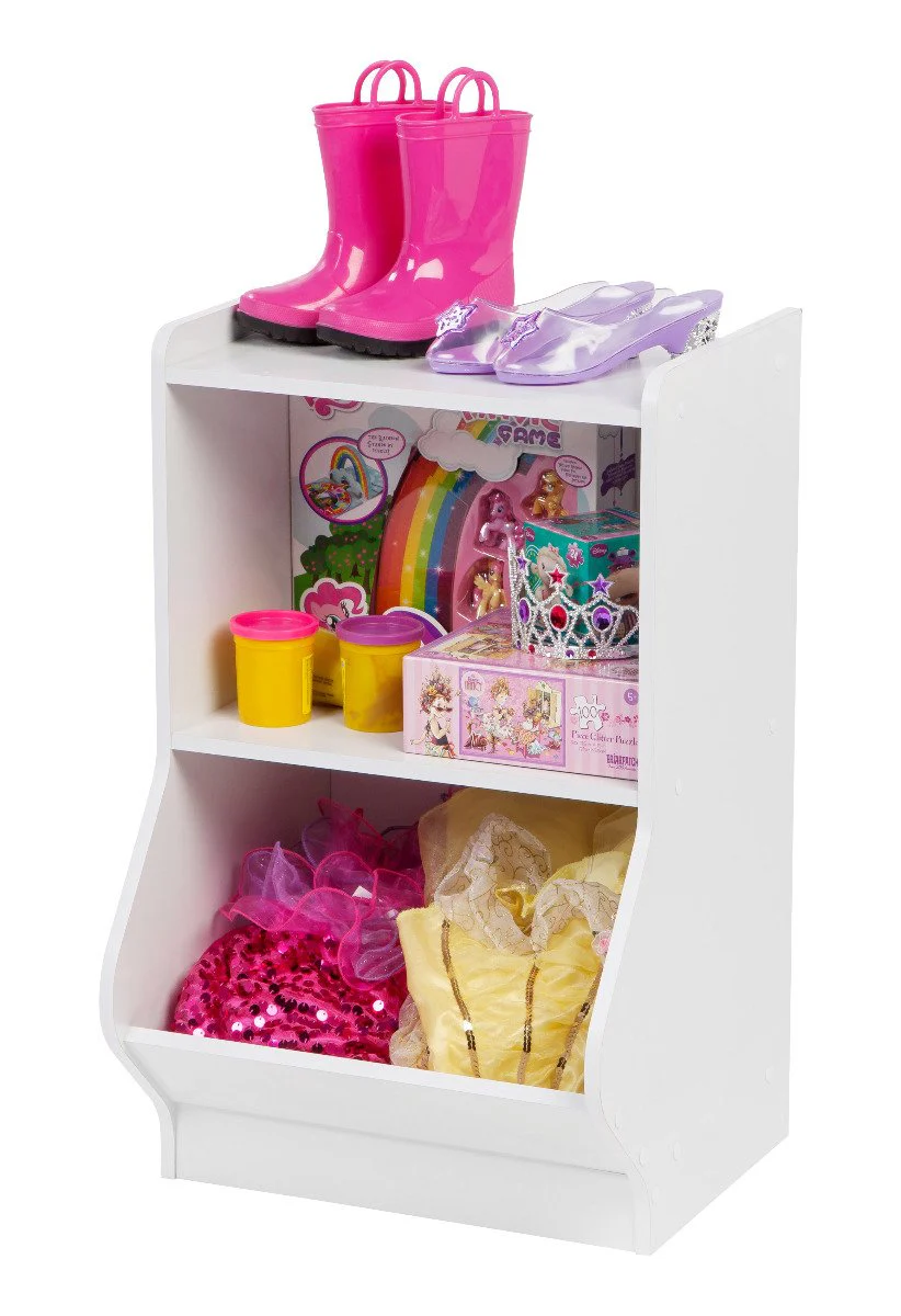 Storage and Organizer Shelf with Footboard - 2 Tier - Image 7