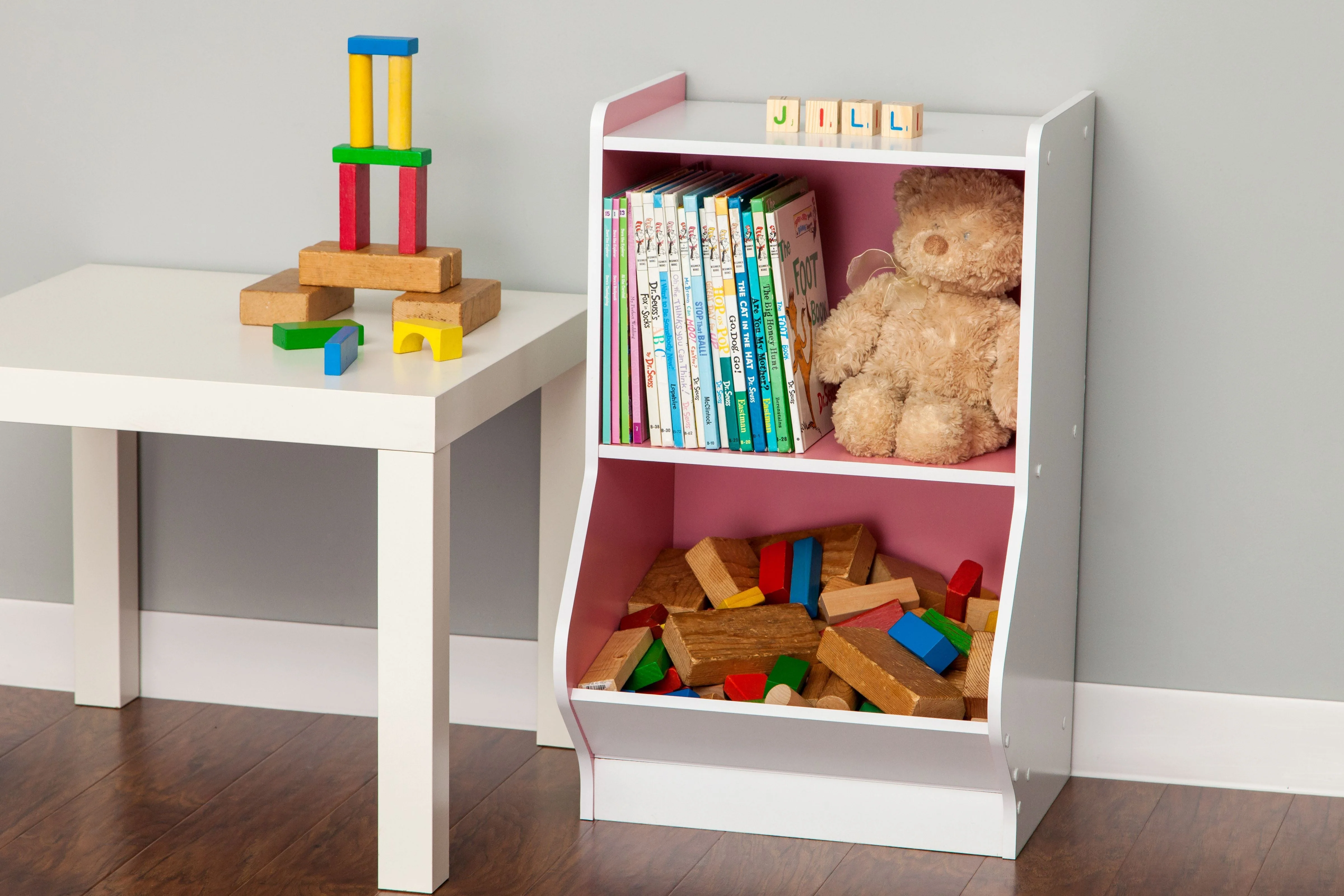Storage and Organizer Shelf with Footboard - 2 Tier - Image 8