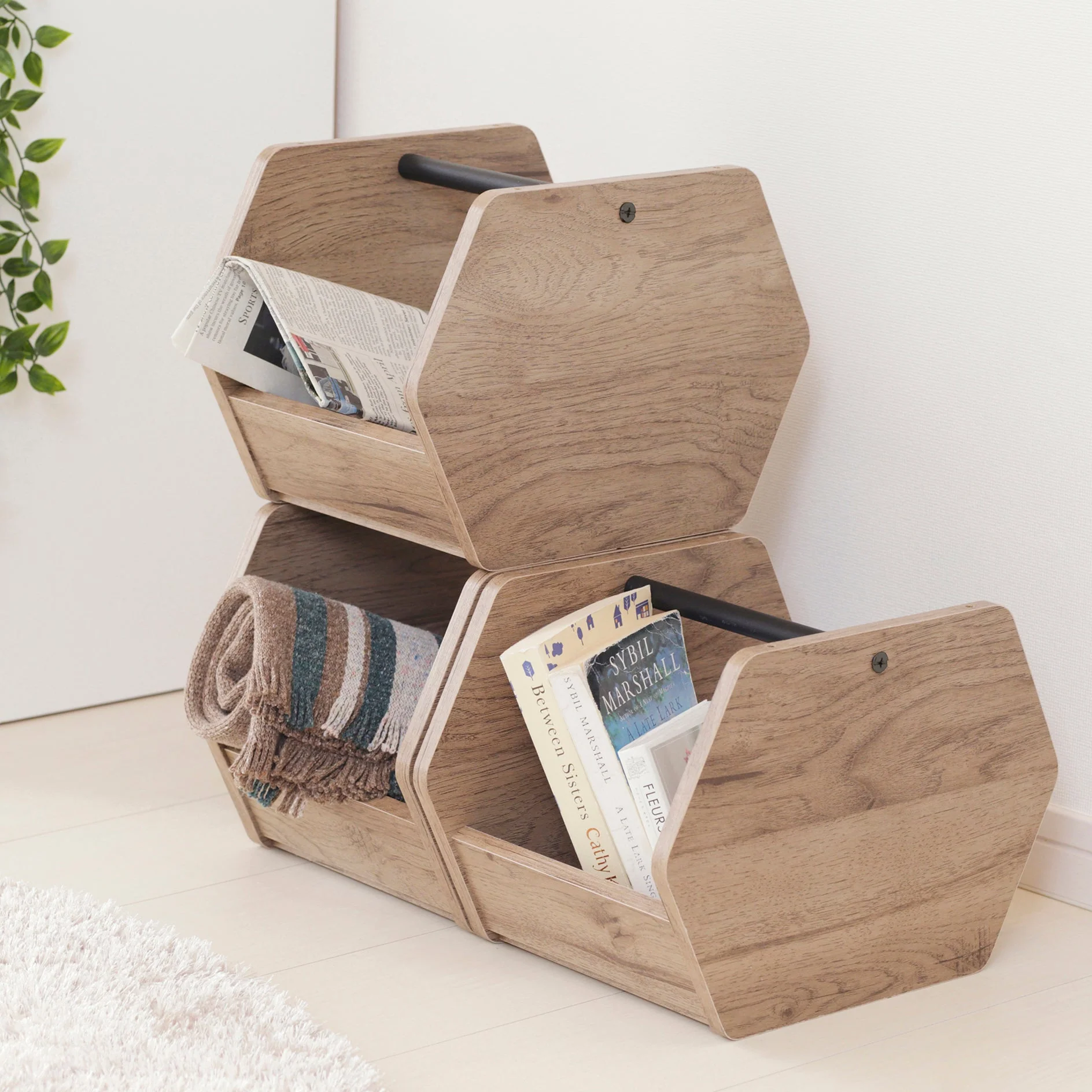 Storage Basket Wooden - Image 8