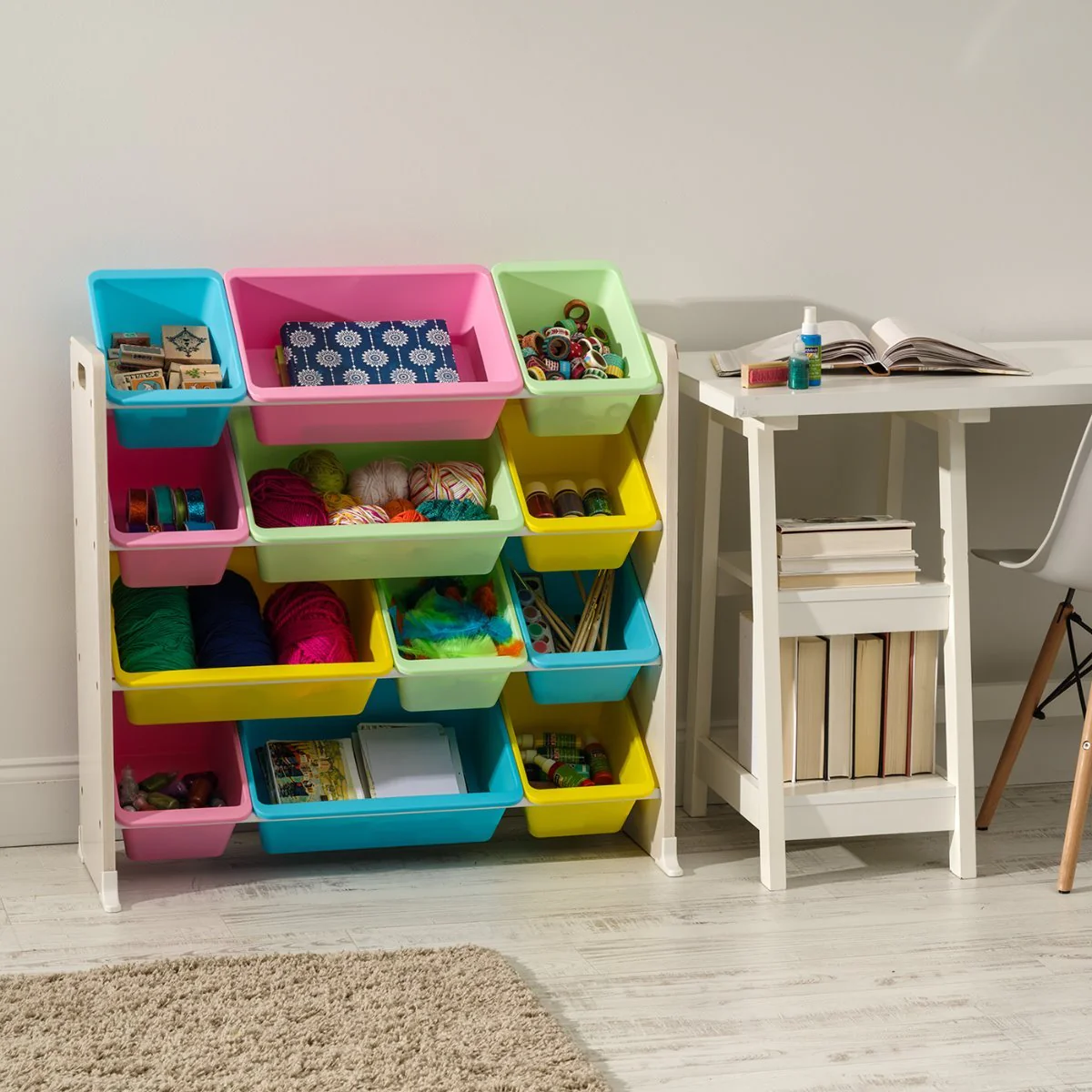 Storage Bin Rack - 4 Tier - Image 10