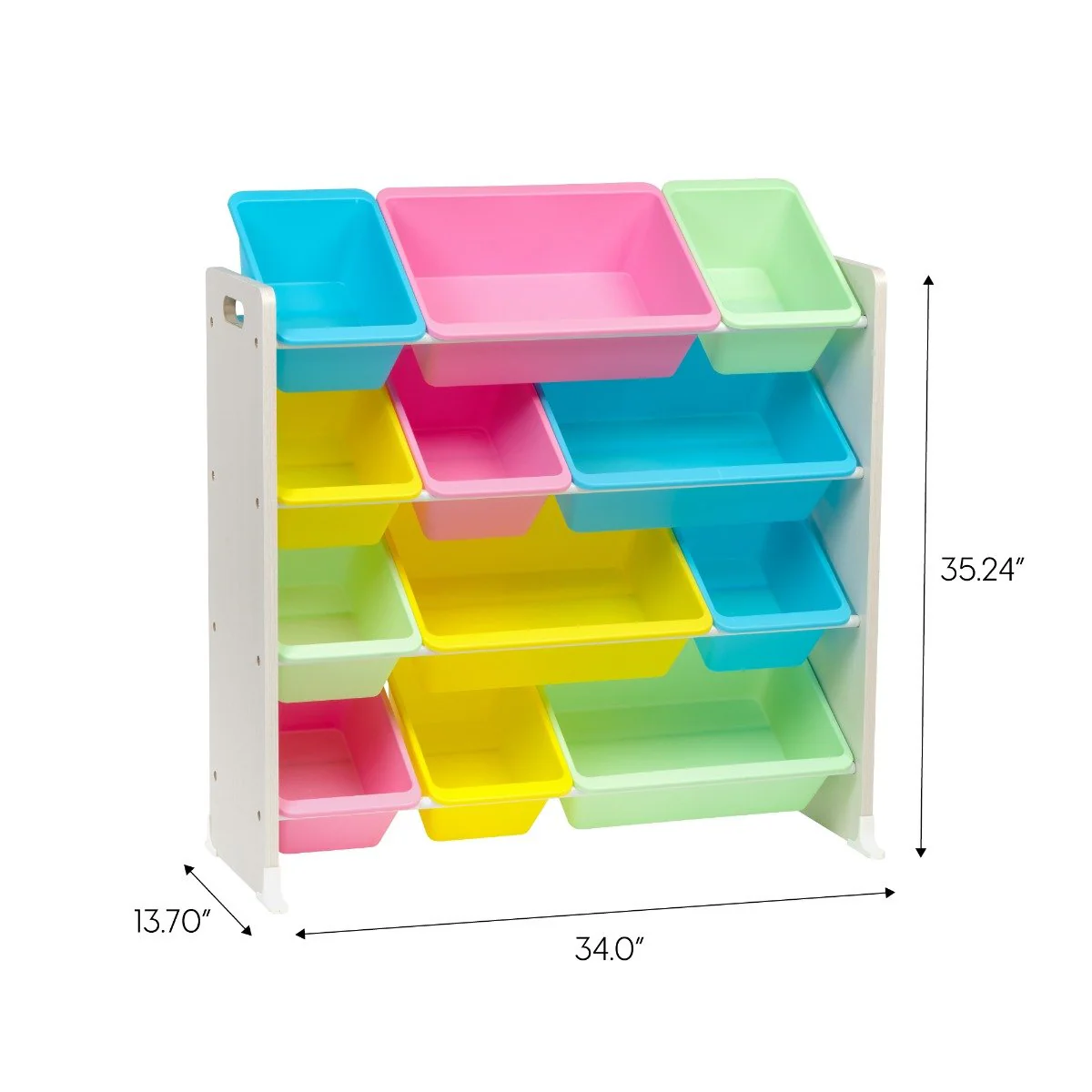 Storage Bin Rack - 4 Tier - Image 13