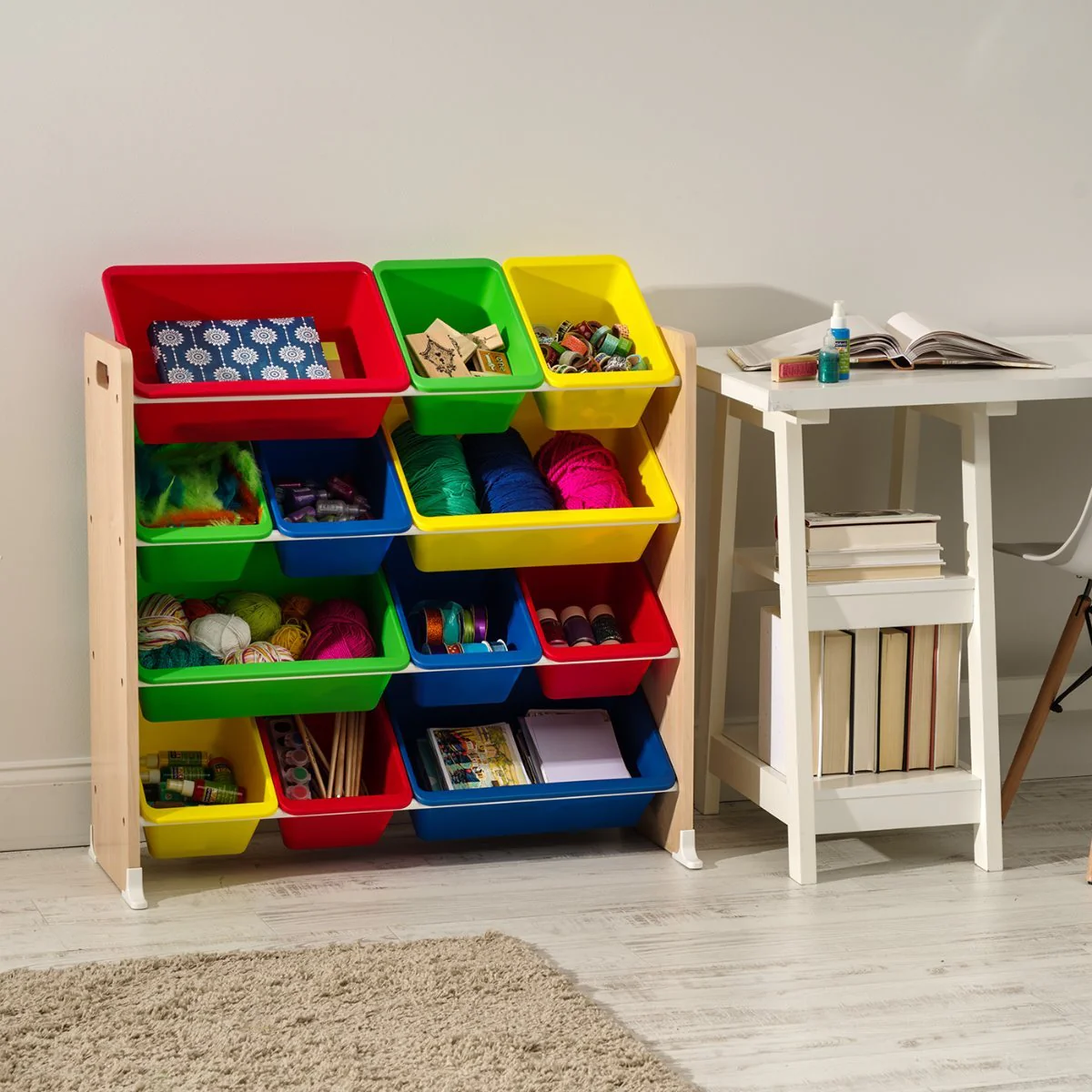 Storage Bin Rack - 4 Tier - Image 5