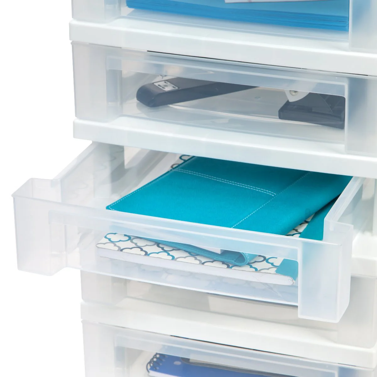 Storage Cart with Organizer Top - 10 Drawer - Image 11
