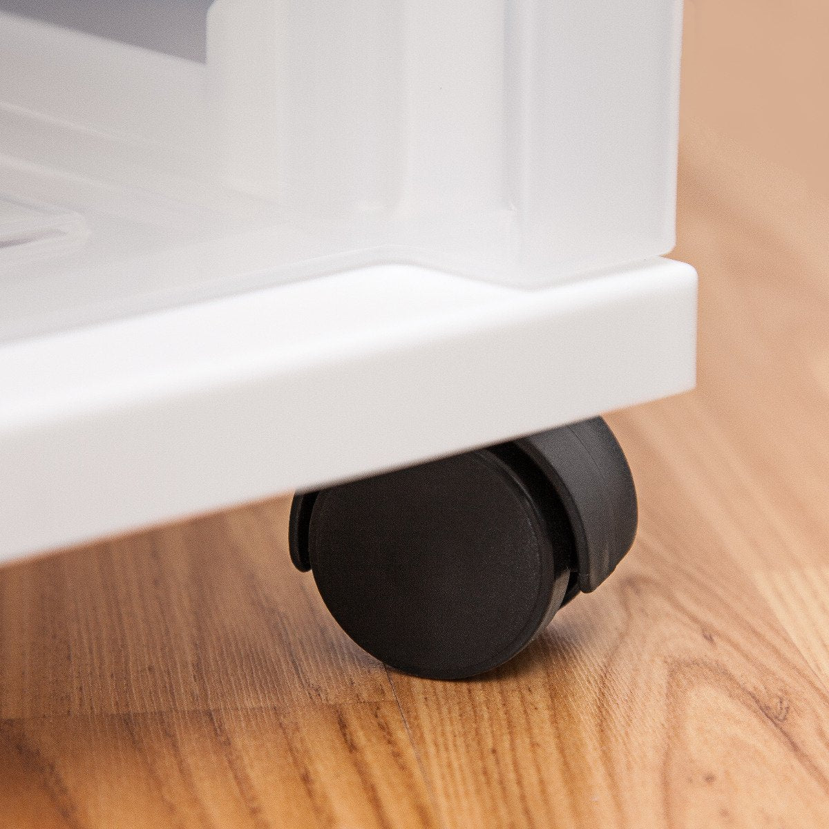 Storage Cart with Organizer Top - 3 Drawer - Image 5
