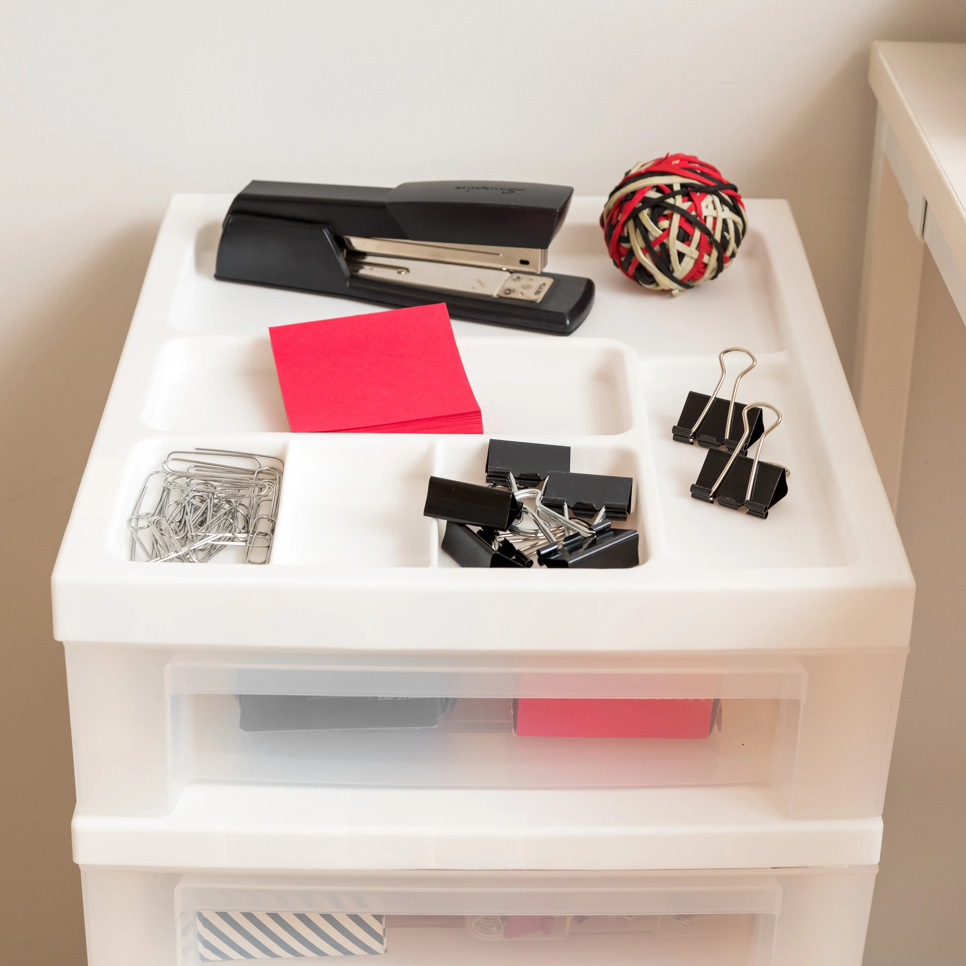 Storage Cart with Organizer Top - 4 Drawer - Image 15