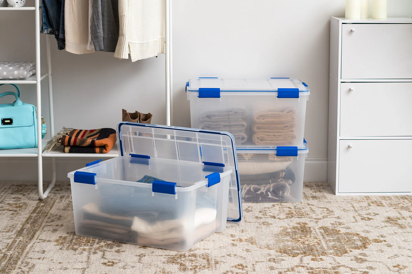Storage Container WeatherPro® 3 Pack - 60QT - Gasket Box - Image 3
