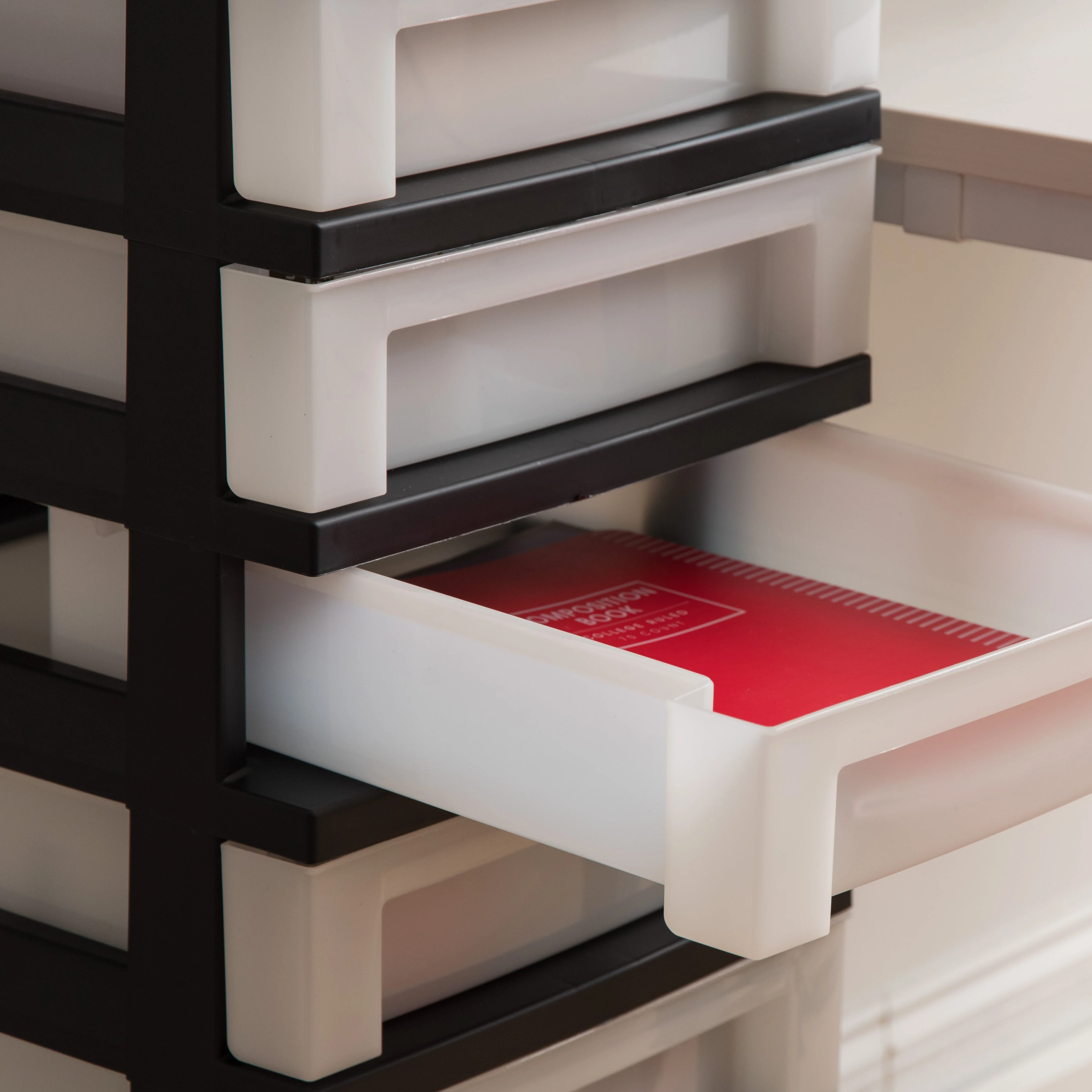 Storage Drawer Cart with Organizer Top - 10 Drawer - Image 3