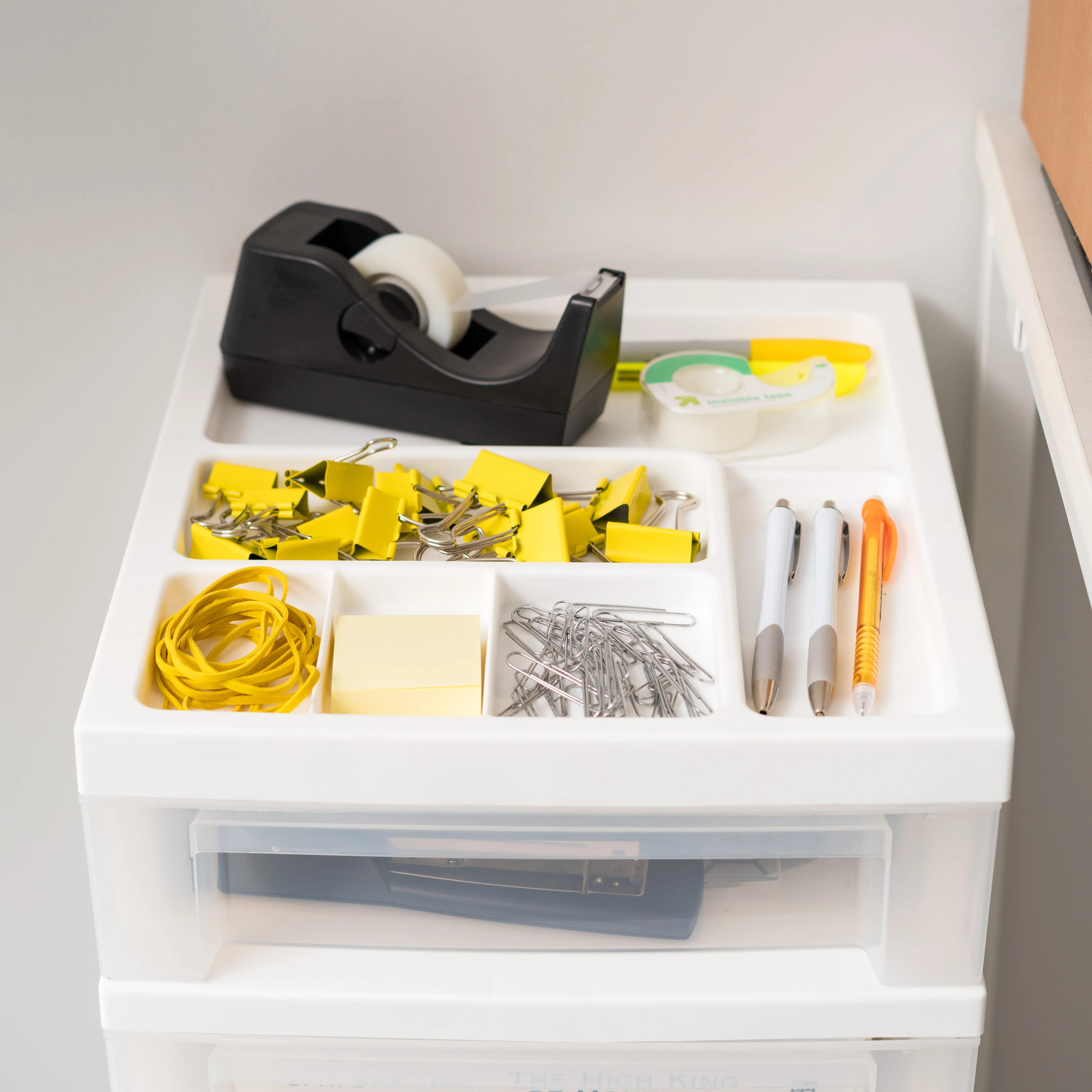Storage Drawer Cart with Organizer Top - 6 Drawer - Image 10