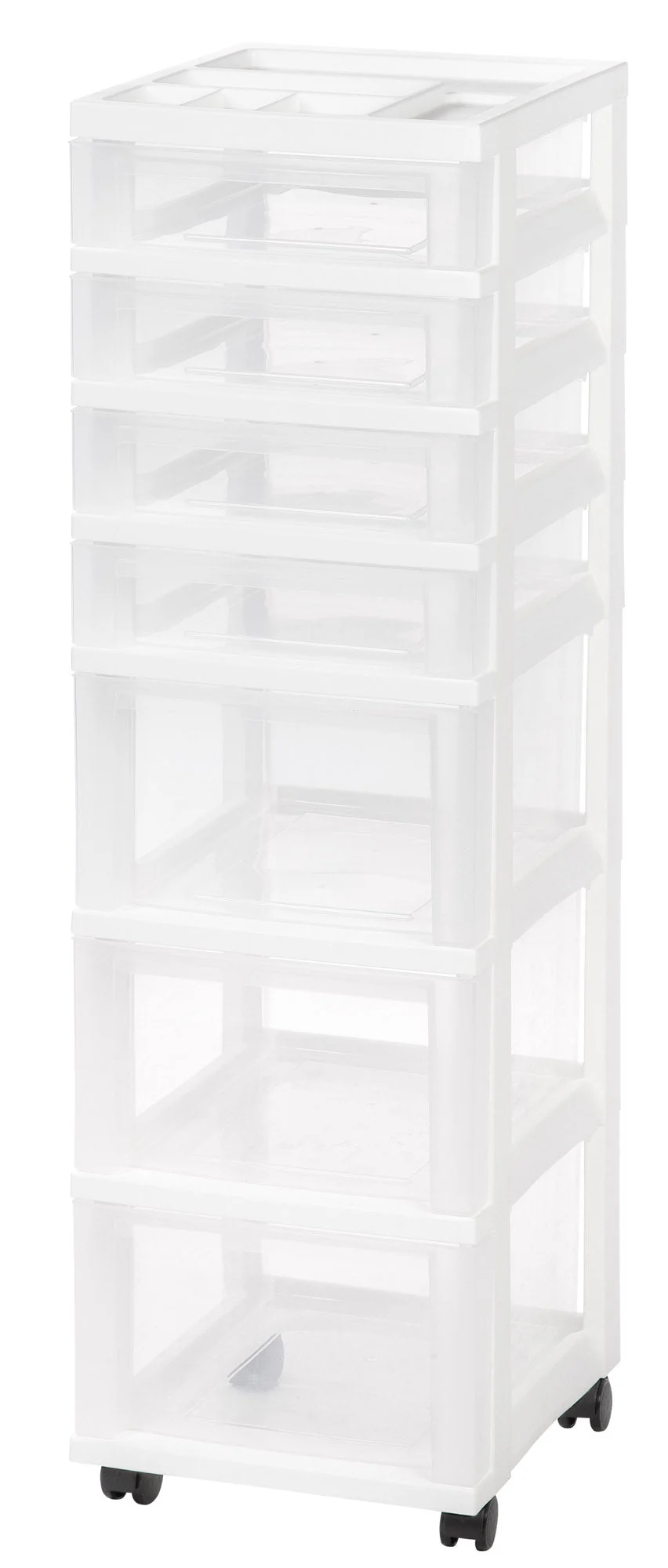 Storage Drawer Cart with Organizer Top - 7 Drawer - Image 7