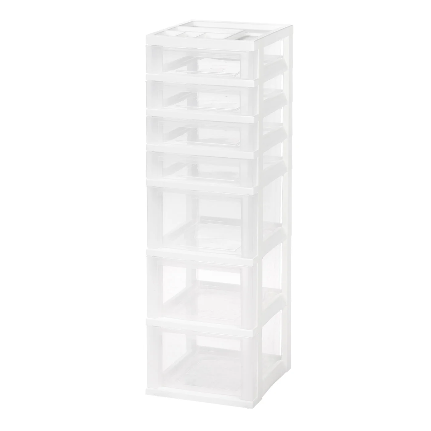 Storage Drawer Cart with Organizer Top - 7 Drawer - Image 8