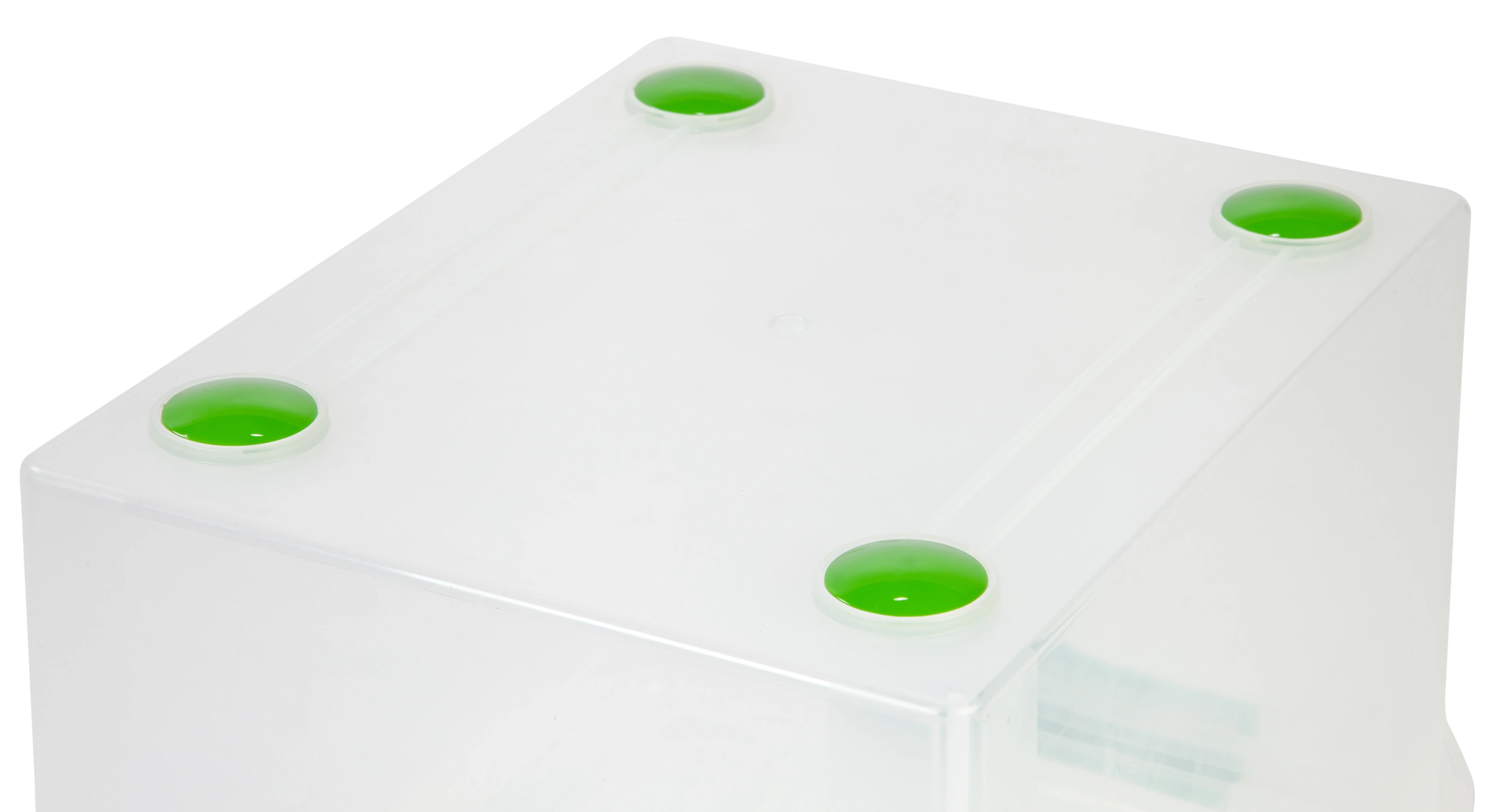 Store and Slide Letter and Legal Size File Box, 4 Pack, Clear - Image 5