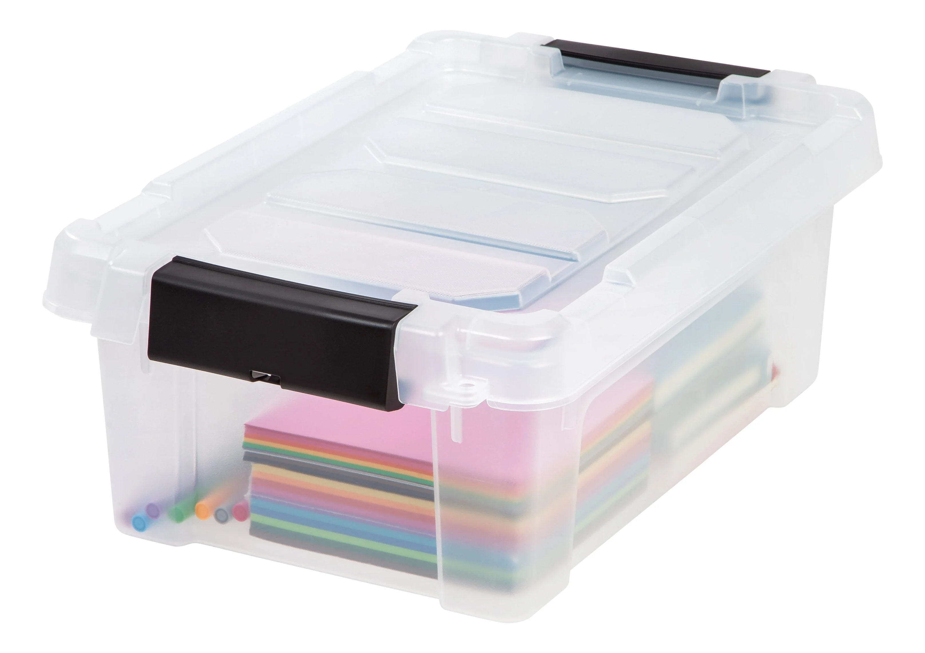 Store-It-All Tote 3 Gallon, 6 Pack, Clear - Image 8