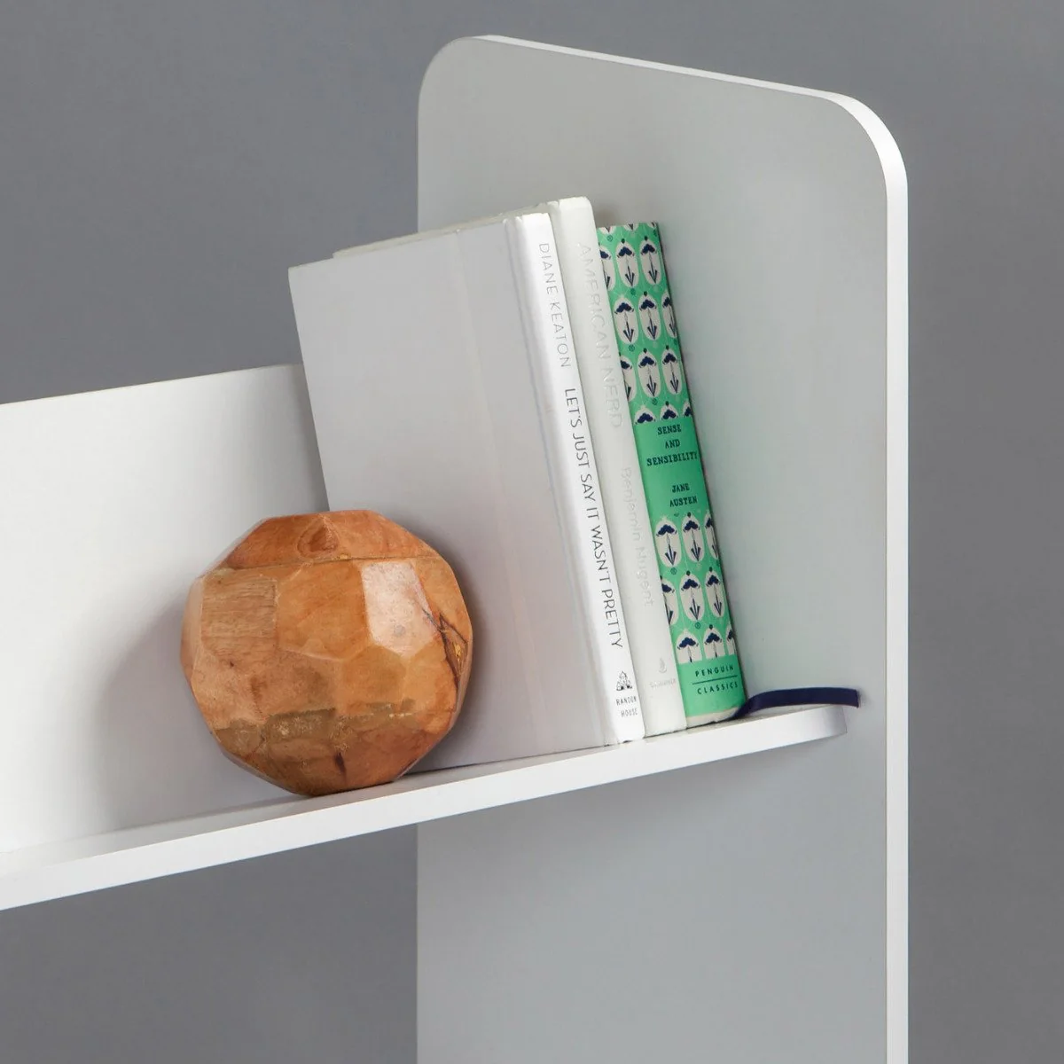 Tilted Book Shelf Rack - 2 Tier - Image 13