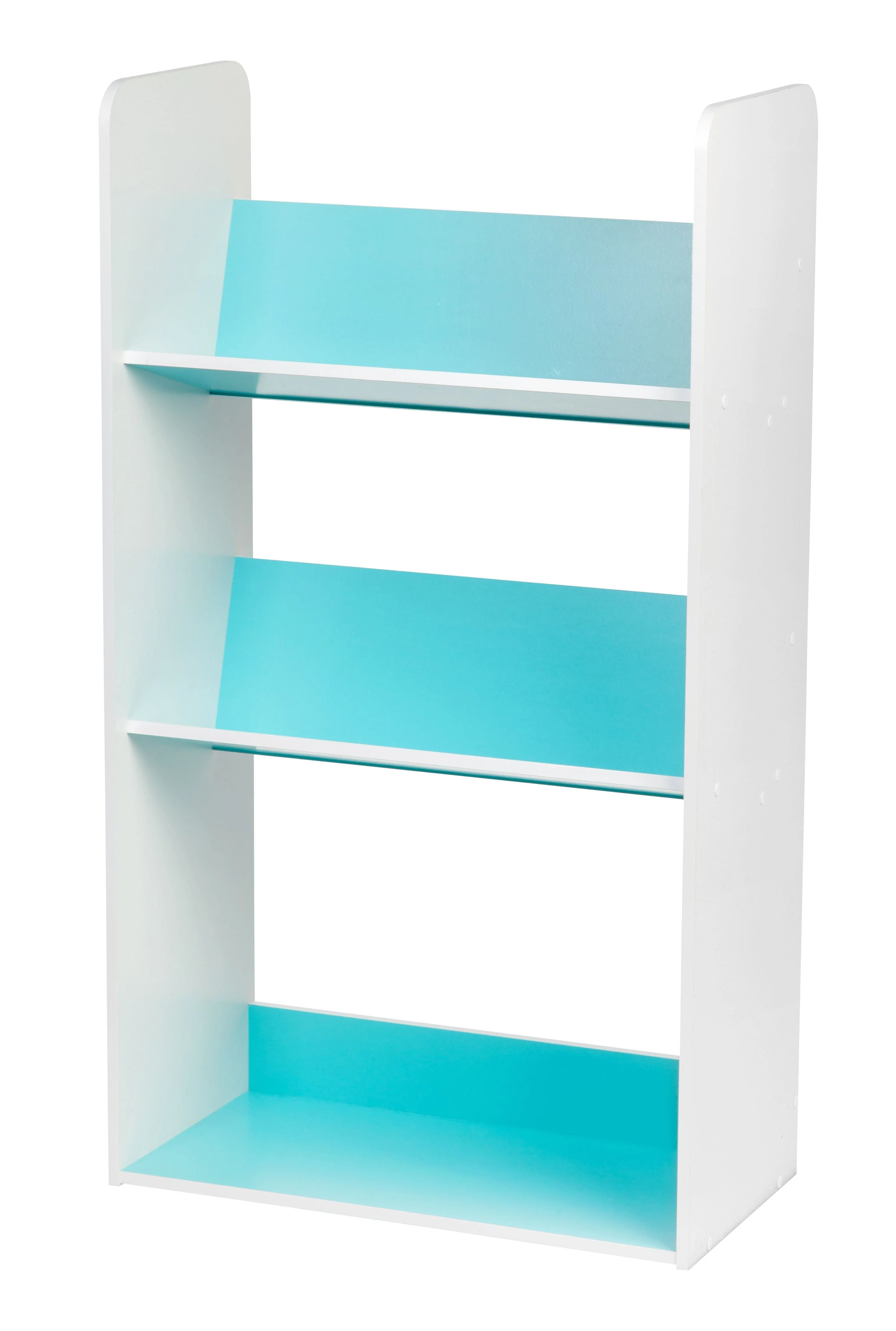 Tilted Book Shelf Rack - 3 Tier - Image 4