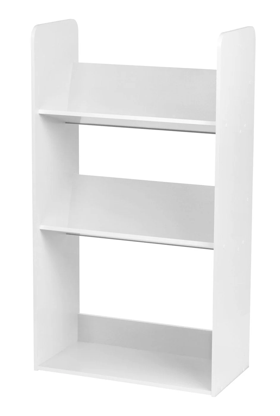Tilted Book Shelf Rack - 3 Tier - Image 5