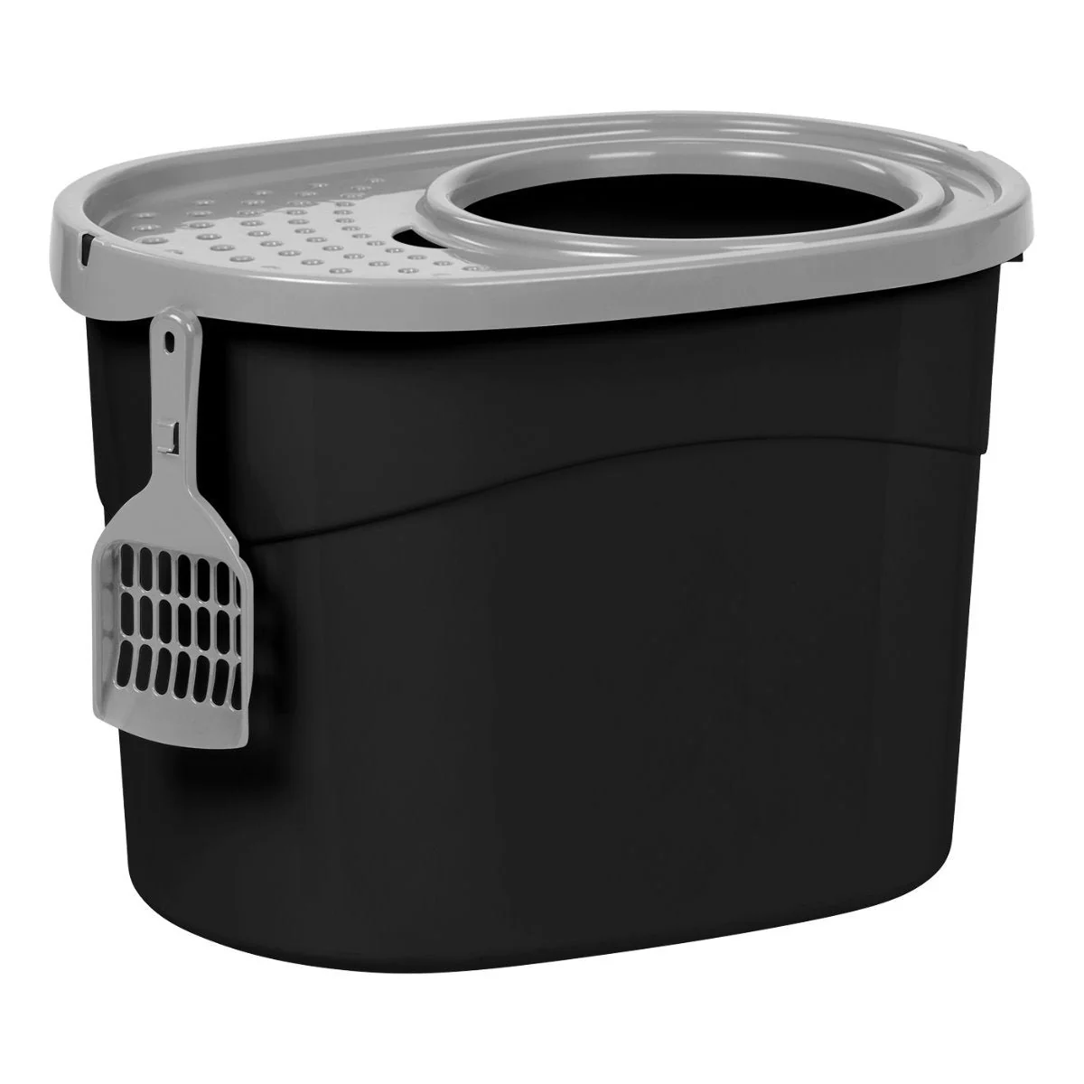 Top Entry Cat Litter Pan with Perforated Lid - Image 3