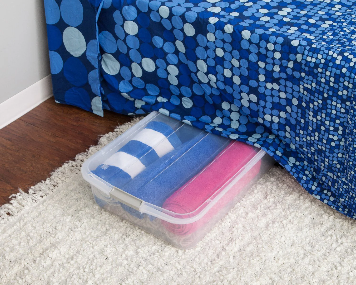 Under Bed Storage Box with Easy Slide Low-friction Disks - 12.5 gal. (50 qt.) - Image 4