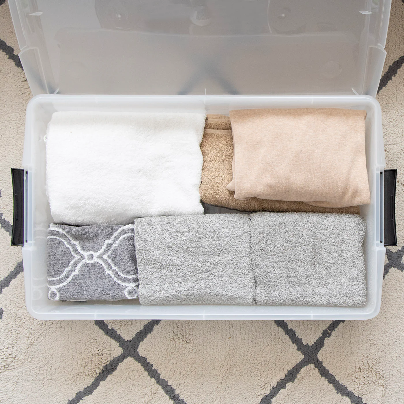 Under Bed Storage Box with Easy Slide Low-friction Disks 3 Pack - 10 gal. (40 qt.) - Image 5
