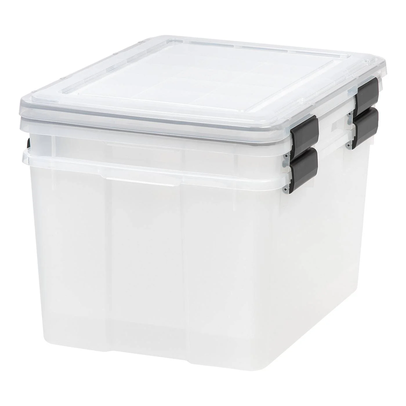 Storage Box, WeatherPro® 46 Qt 2 Pack, Clear - Image 8