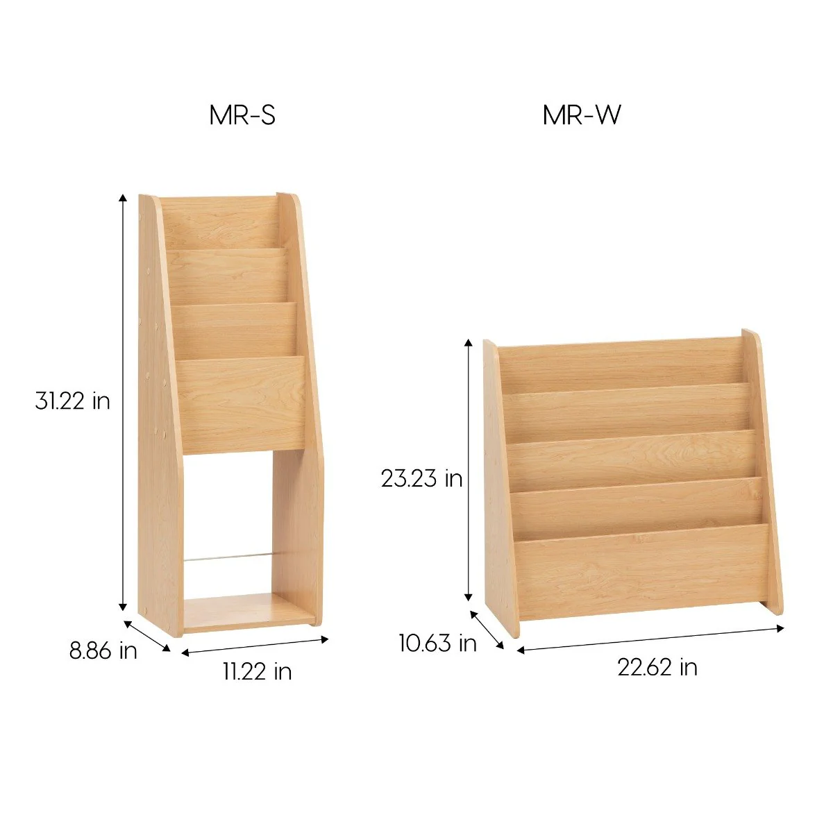 Wide 4 Pocket Magazine Rack - Image 11