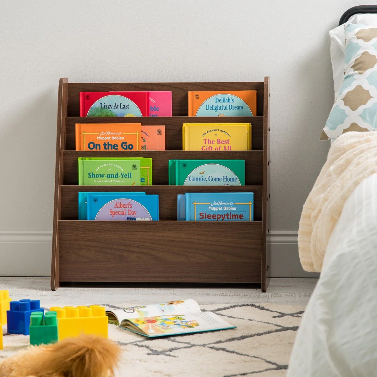 Wide 4 Pocket Magazine Rack - Image 6